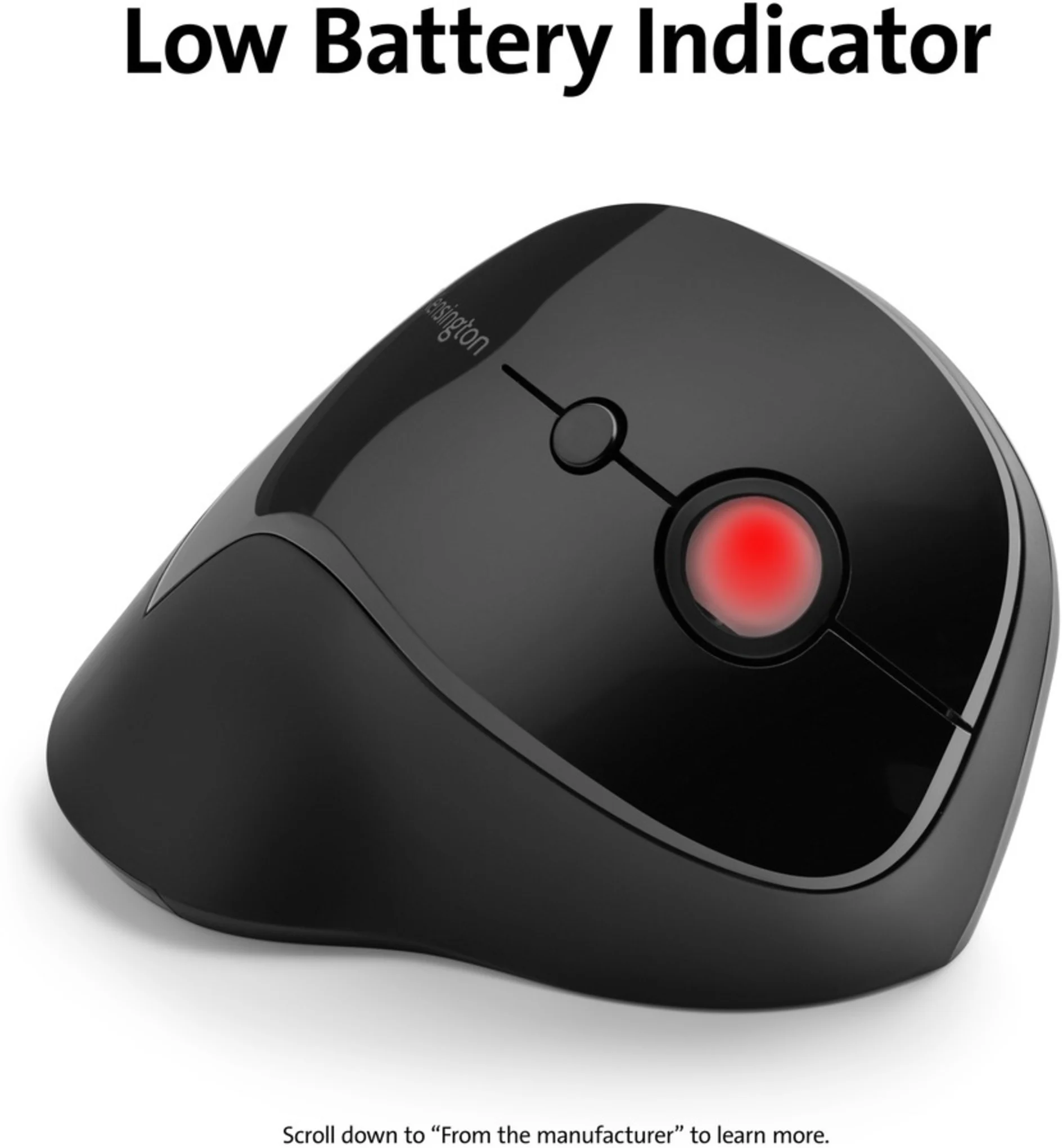 Imagen 9 de Mouse Ergonómico Inalámbrico Vertical Kensington ProFit 6 Btns 1600dpi USB Negro