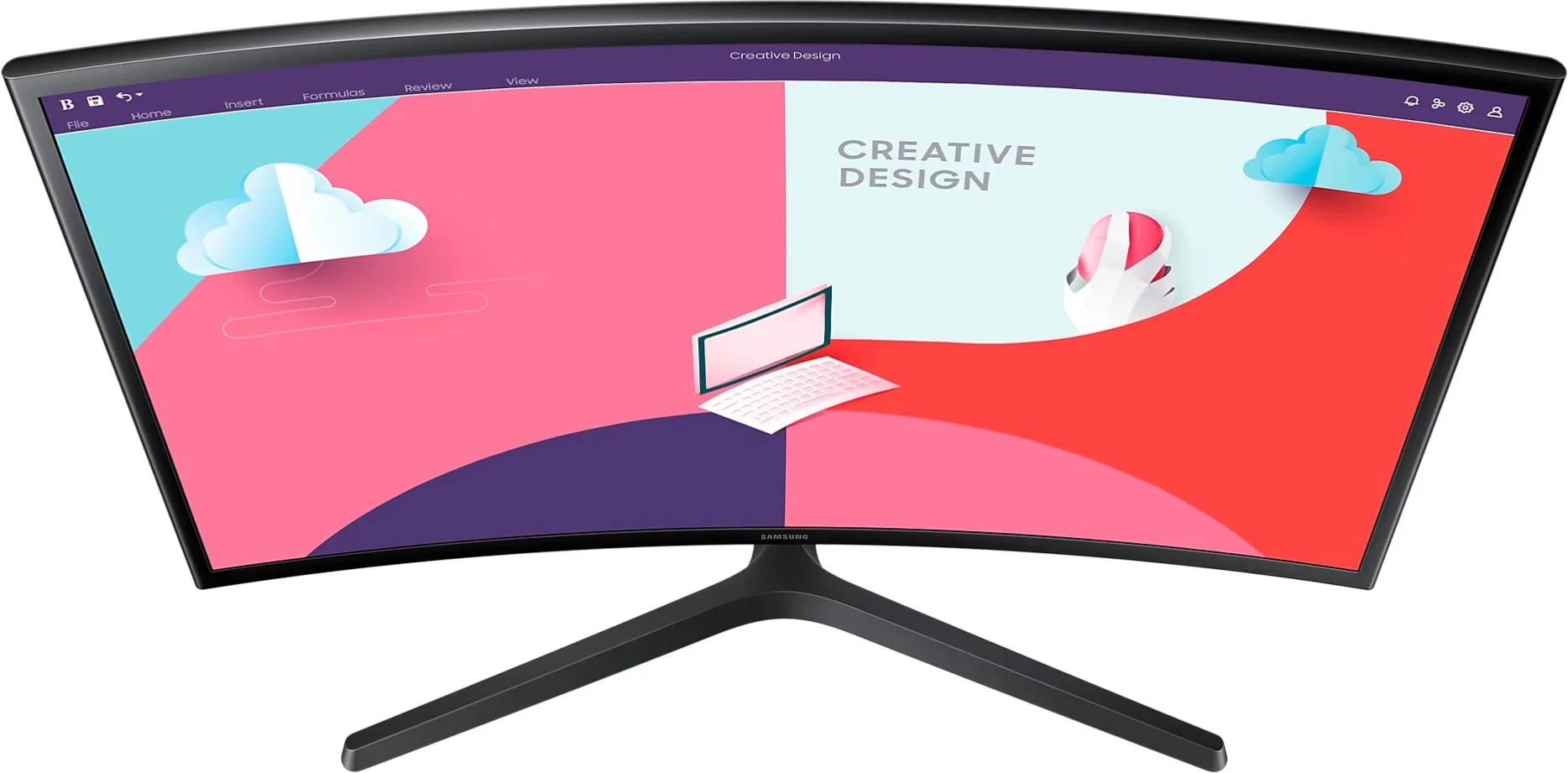 Imagen 5 de Monitor Curvo Samsung LS27C366 27" FHD 1920*1080 VA HDMI VGA 75Hz FreeSync 4ms
