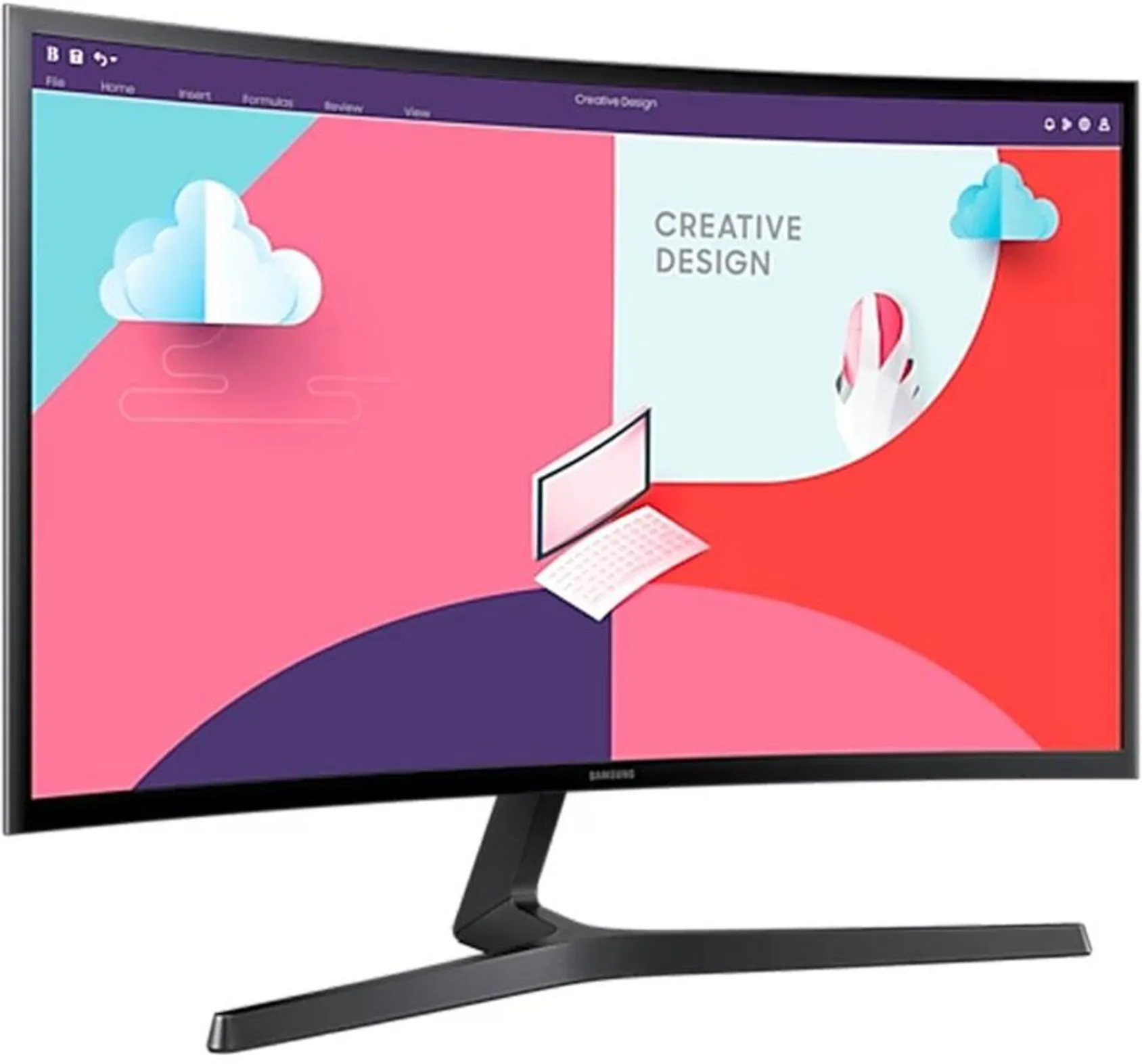 Imagen 1 de Monitor Curvo Samsung LS27C366 27" FHD 1920*1080 VA HDMI VGA 75Hz FreeSync 4ms
