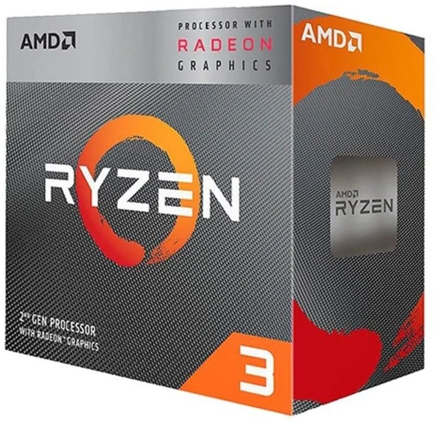 Imagen 1 de CPU AMD Ryzen 3 3200G 3.60-4.0GHz 4MB L3 4 Núcleos Socket AM4 c/Graf FAN
