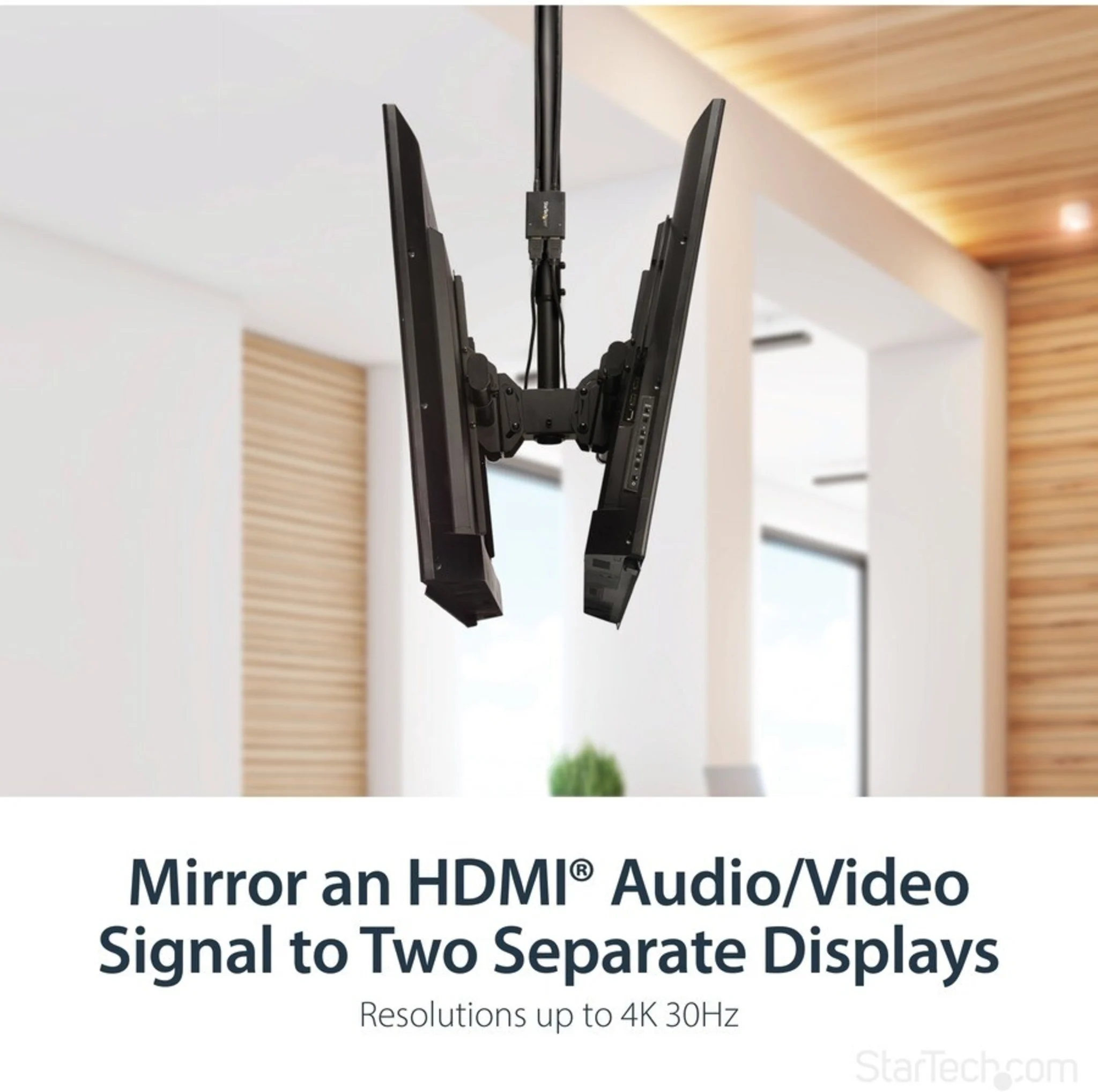 Imagen 10 de Adapdador 4K HDMI Video Splitter 2 Salida HDMI 30 Hz Alimentación USB Negro