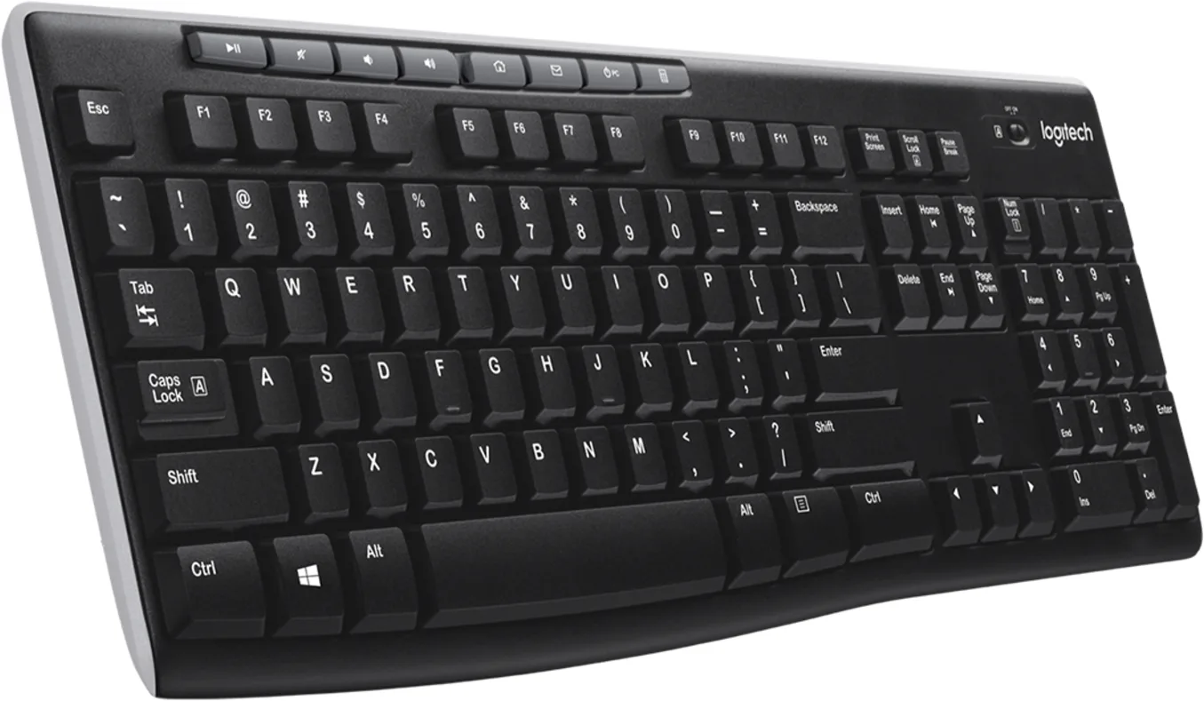 Imagen 0 de Teclado Inalámbrico Logitech K270 con Receptor Unifying, Español USB Color negro