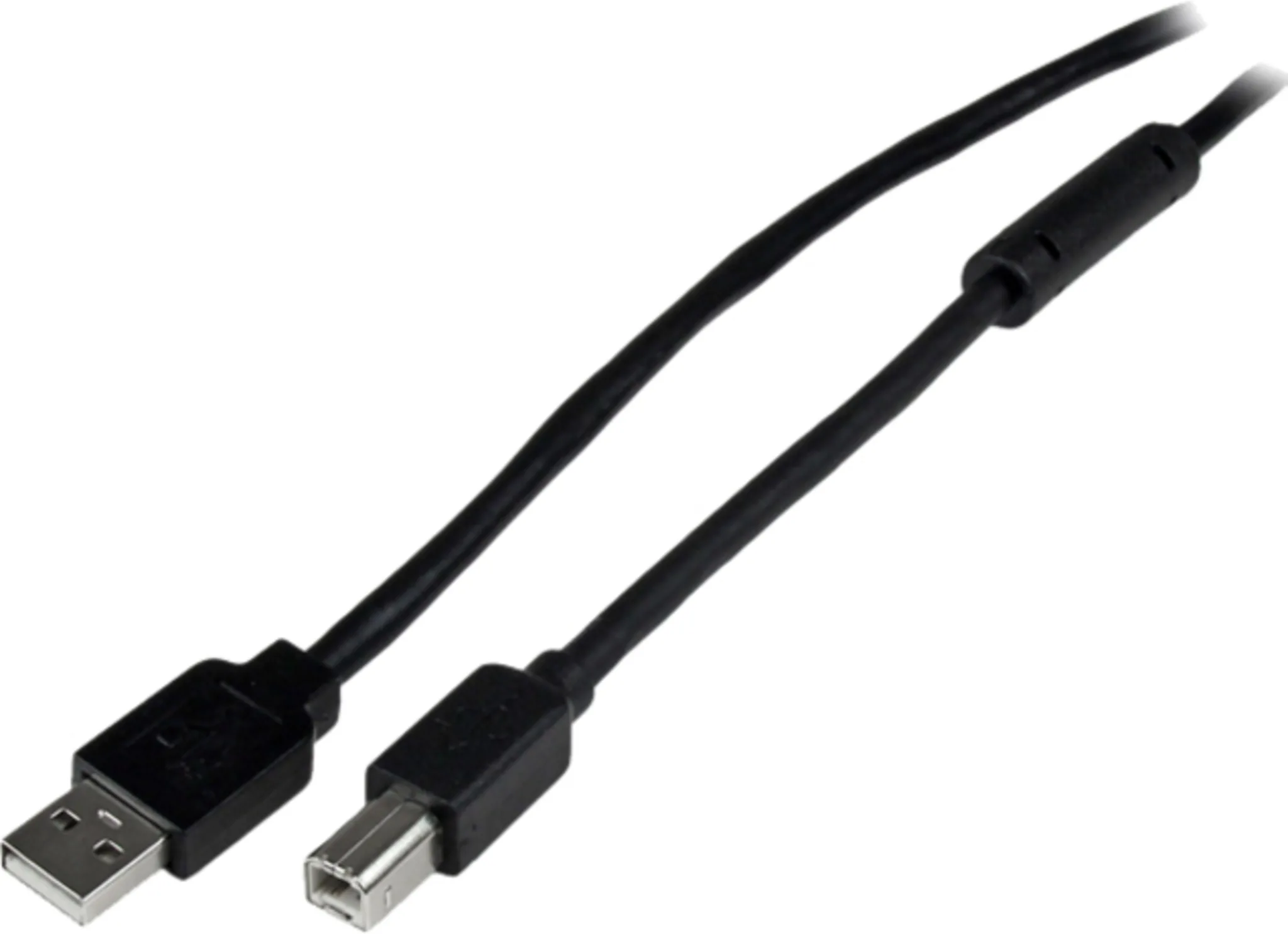 Imagen 1 de Cable USB-A a USB-B v2.0 M/M Activo Amplificado 20 metros Color Negro - StarTech