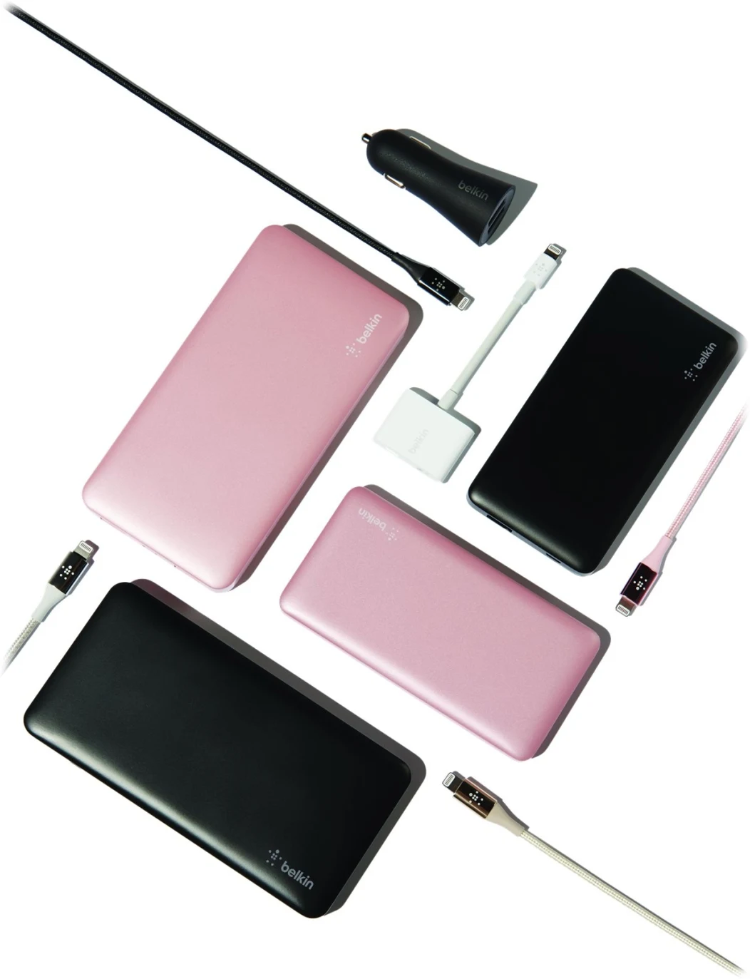 Imagen 12 de Belkin Pocket Power - Cargador portátil - 10000 mAh - 2.4 A - 2 conectores de salida (USB) - en el cable: Micro-USB - negro