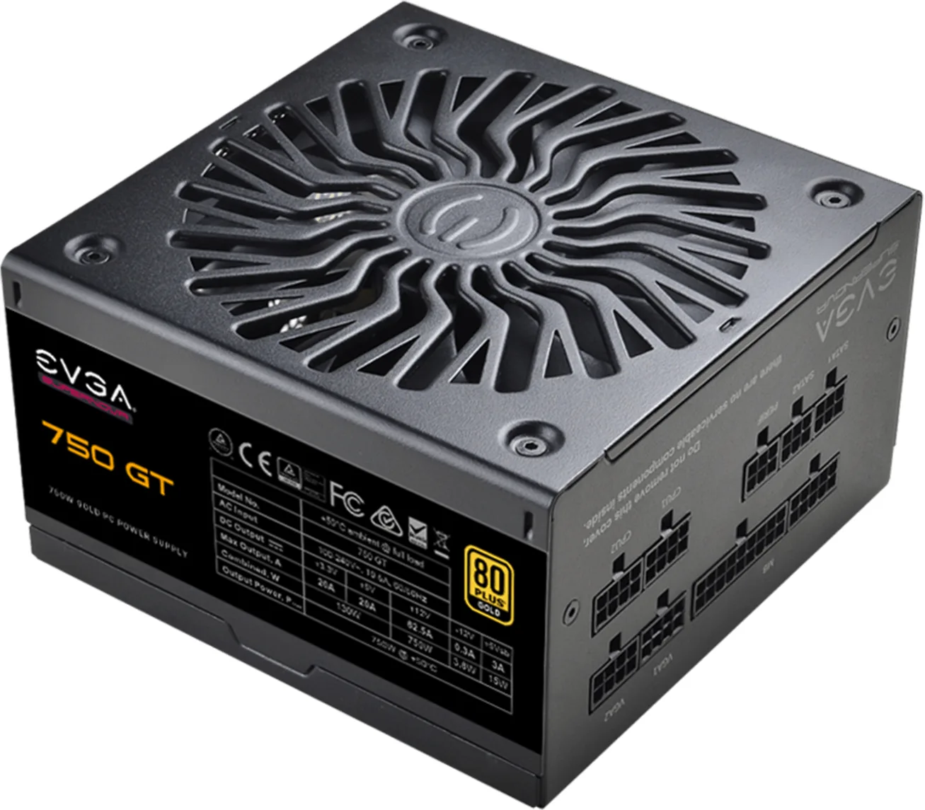 Imagen 3 de Fuente de Poder EVGA Supernova 750 GT, 750W 80 Plus Gold Modular Activo ATX Negr