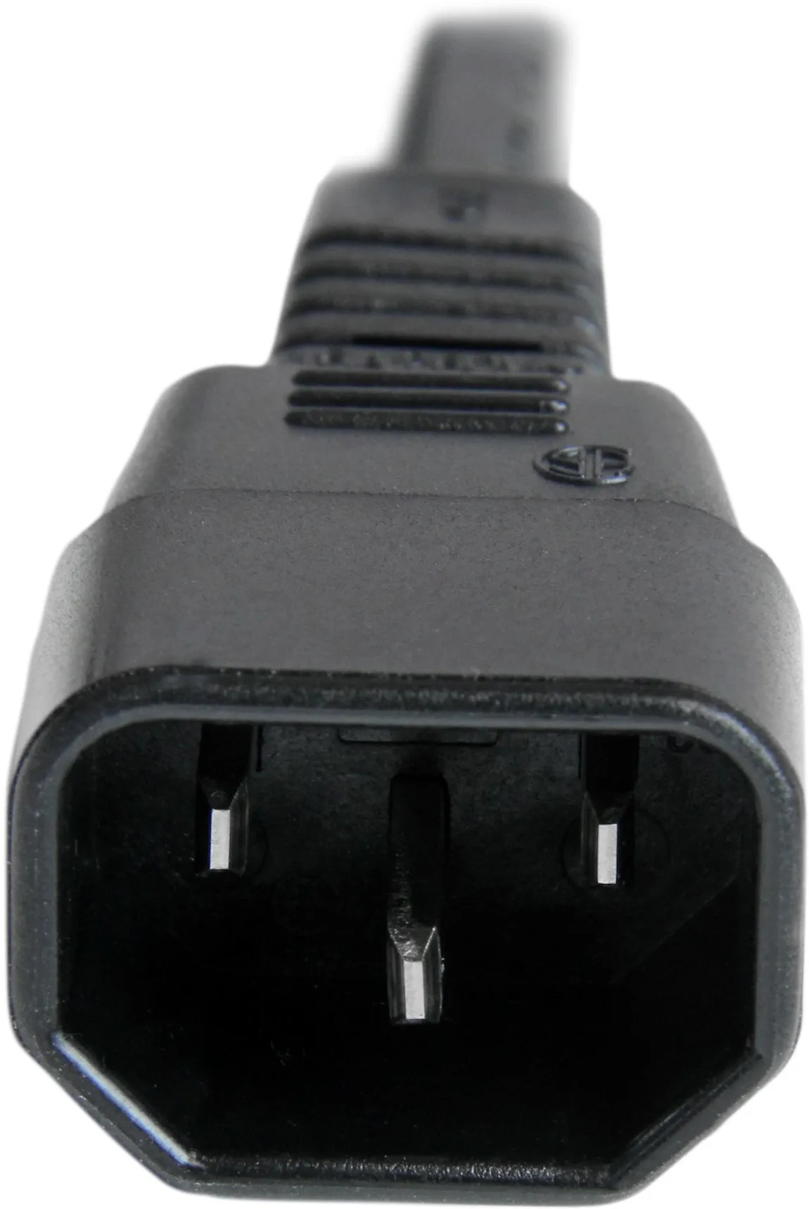 Imagen 2 de Cable de Poder IEC C14 a IEC C15 14 AWG 91cm para Computadores Servidor UPS