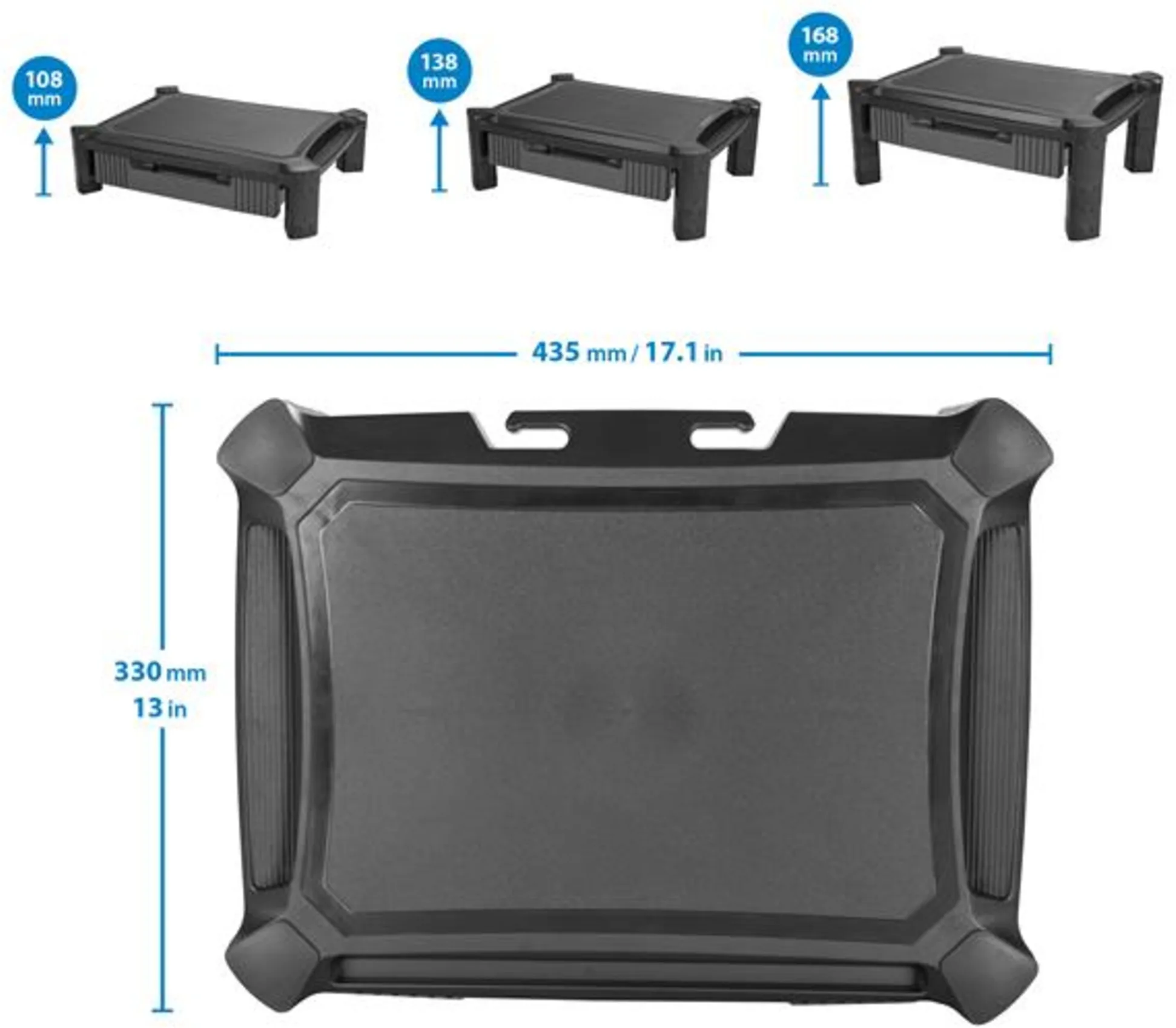 Imagen 6 de Base para Monitor StarTech  Hasta 32" con Cajón y Altura Ajustable