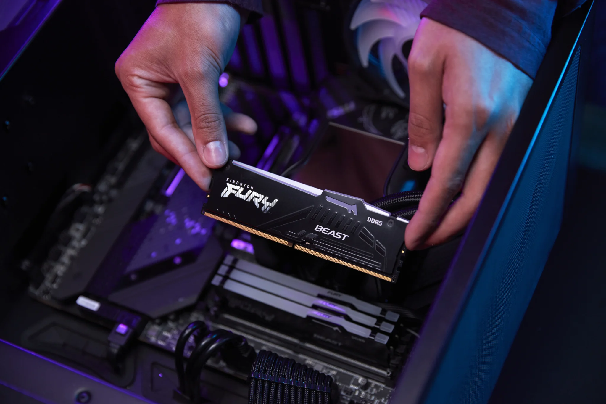 Imagen 12 de Memoria RAM 8GB DDR5 5600MHz DIMM CL36 Non-ECC 1.25v 288p FURY BeastRGB EXPO