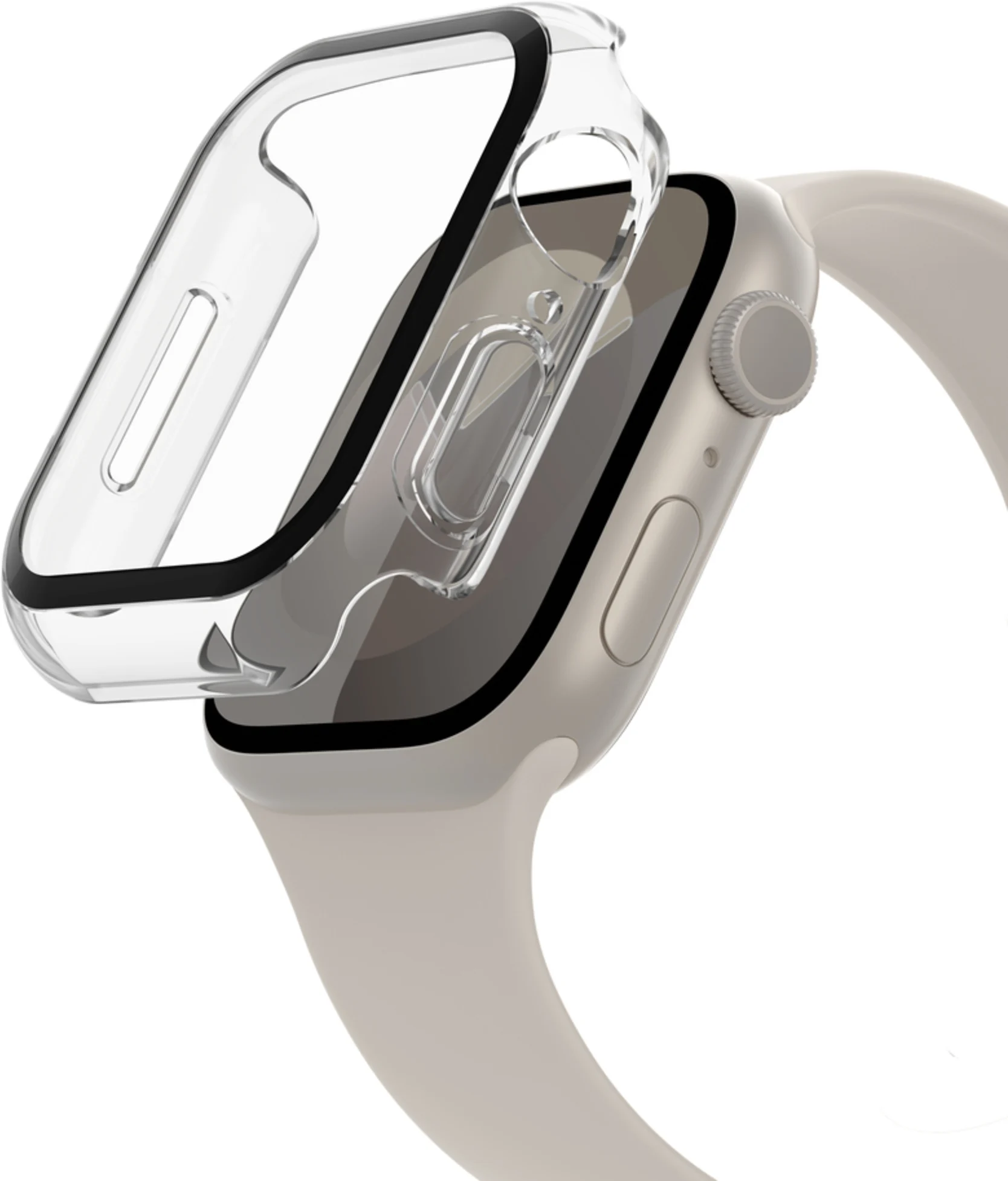 Imagen 5 de Bumper para Apple Watch Serie 7 de 41 mm Belkin transparente