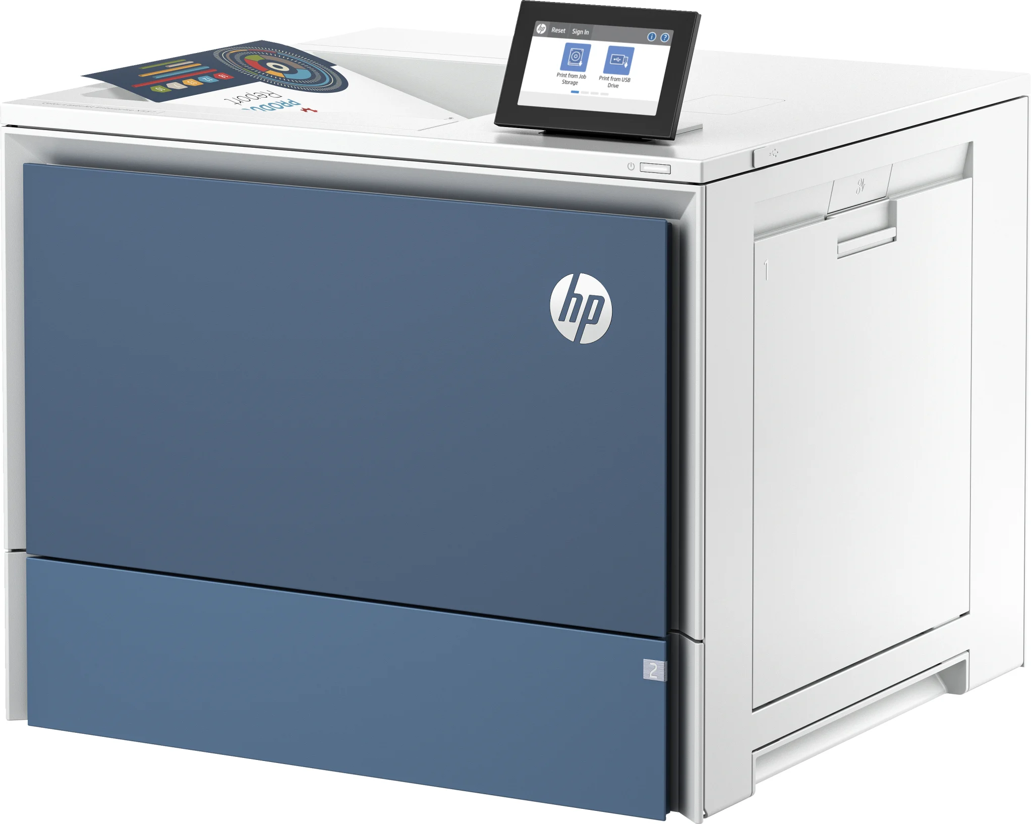 Imagen 1 de Impresora HP LaserJet X55745dn Láser Color 1200dpi 45ppm 1.5/3.5G LAN USB