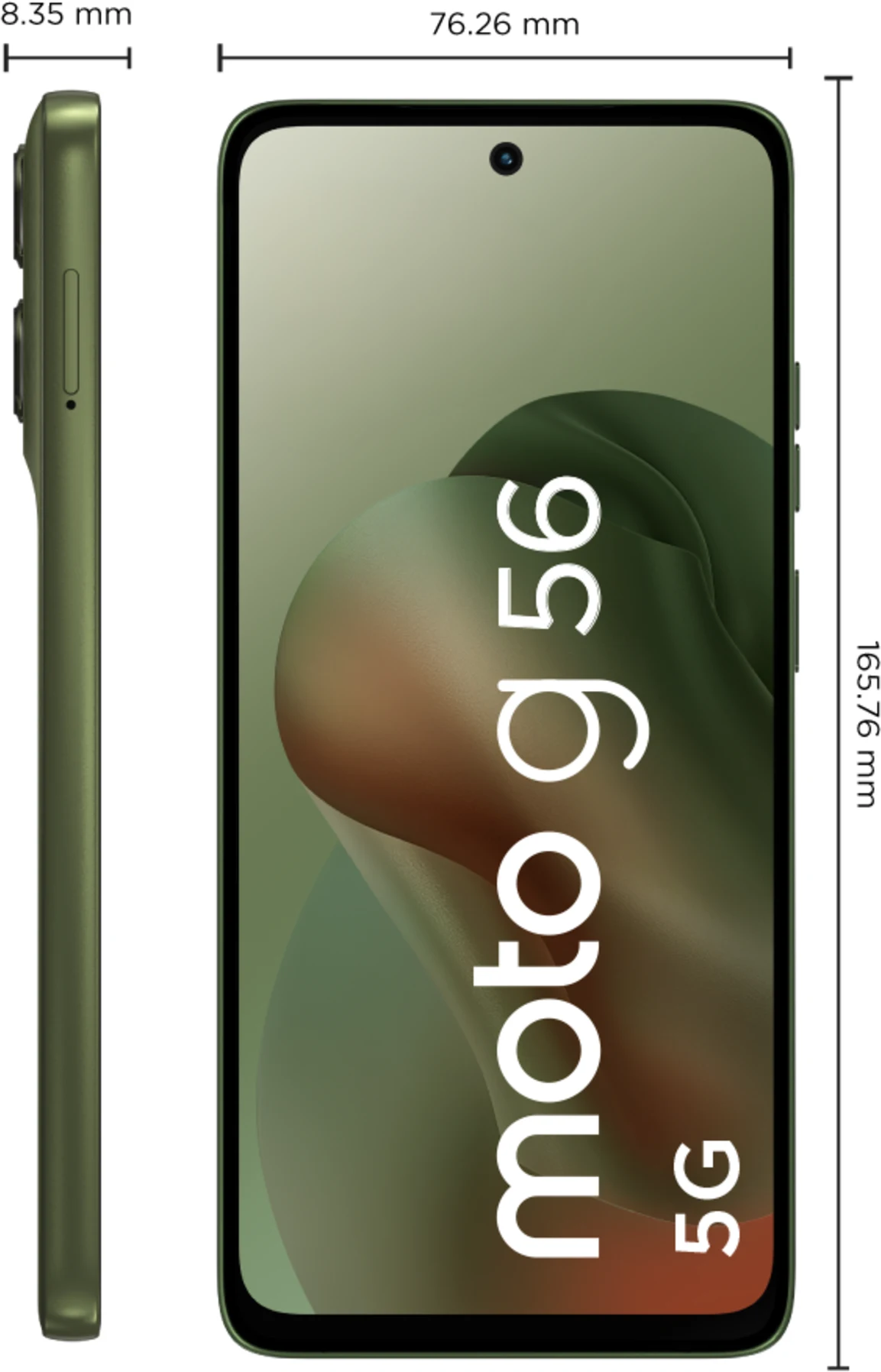 Imagen 6 de Celular Motorola Moto G56 256GB RAM 8GB 50MP 6.72' Verde