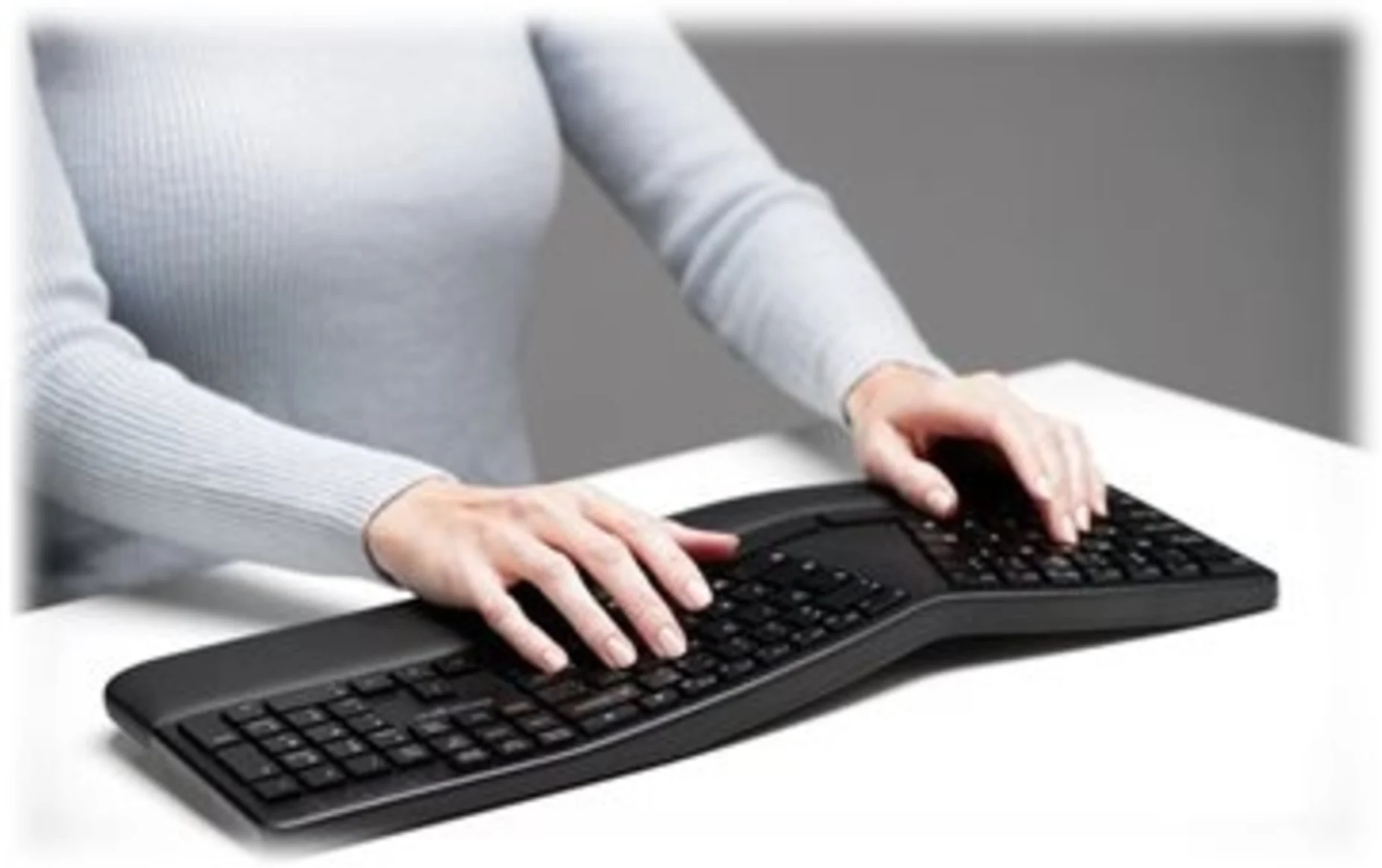 Imagen 4 de Kit Teclado Mouse Inalámbrico Ergonómico Kensington Pro Fit Ergo Bluetooth Negro