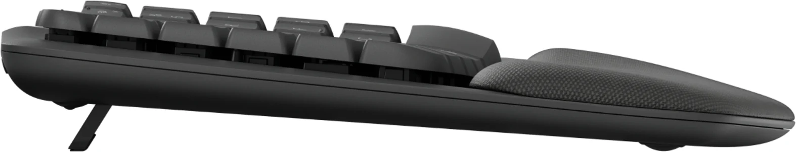 Imagen 0 de Teclado Inalámbrico Ergonómico Logitech Wave Keys, Recep USB-A Color Negro