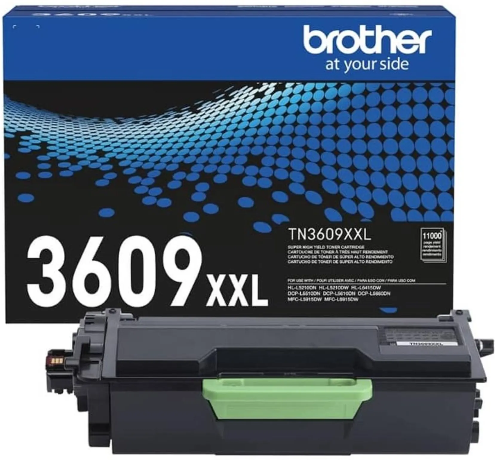 Imagen 0 de Toner Brother TN3609XXL Negro,  DCP-L5510DN/L5660DN/L5915DW/L6915DW, 11.000Pág