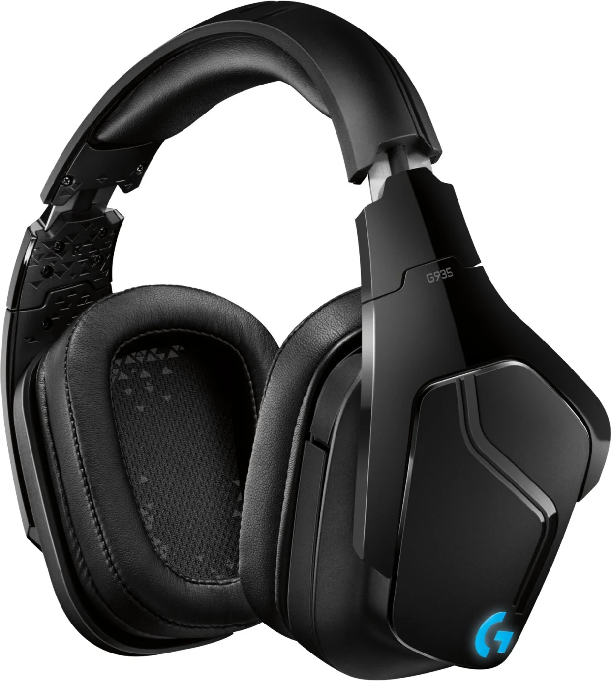 Imagen 6 de Audífonos Gamer Inalámbricos Logitech G935 RGB LightSync 7.1 DTS c/Mic Negro