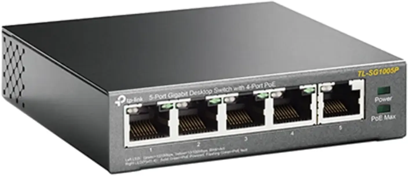 Imagen 2 de TL-SG1005P. Switch PoeTp-Link. Gigabit. 4 puertos Poe.