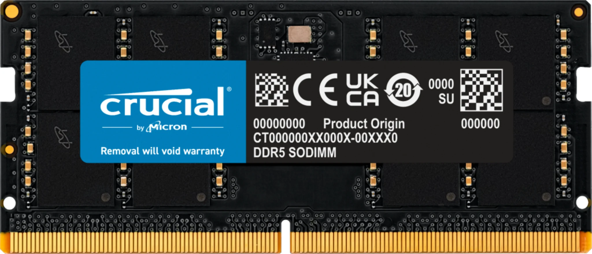 Imagen 0 de Memoria RAM 32GB DDR5 5600MHz SO-DIMM CL46 Non-ECC 1.1v 262p - Crucial 
