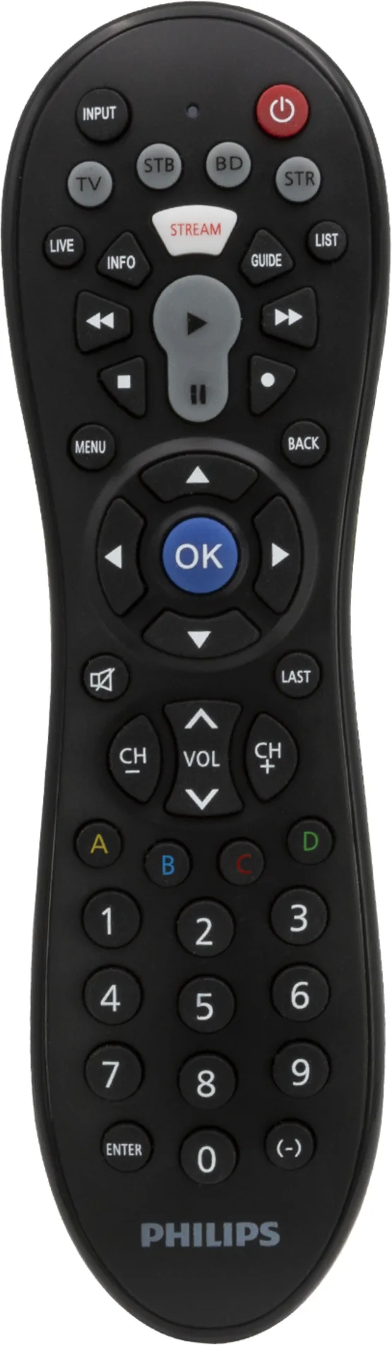 Imagen 2 de Control Remoto Universal Philips SRP3014, 4en1 TV DTV CABLE SAT DVD Bater. 2*AAA