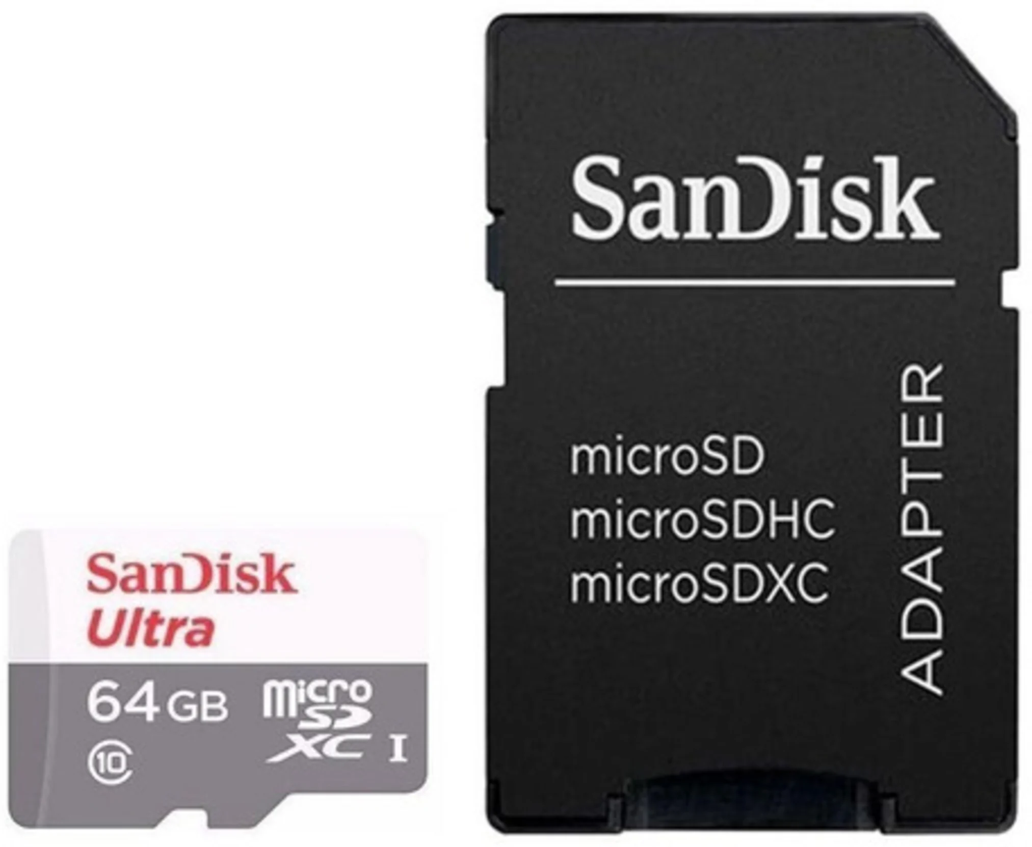 Imagen 0 de Memoria MicroSDHC 64GB SanDisk UHS-I CL10 Lectura 100MB/s Con Adaptador