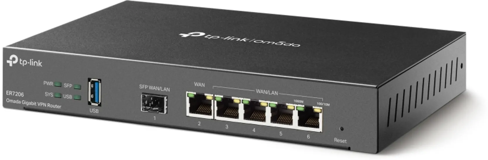 Imagen 2 de Router TP-Link TL-ER7206 SafeStream V1, 1-SFP-WAN/LAN 5-1000 WAN/LAN USB-WAN