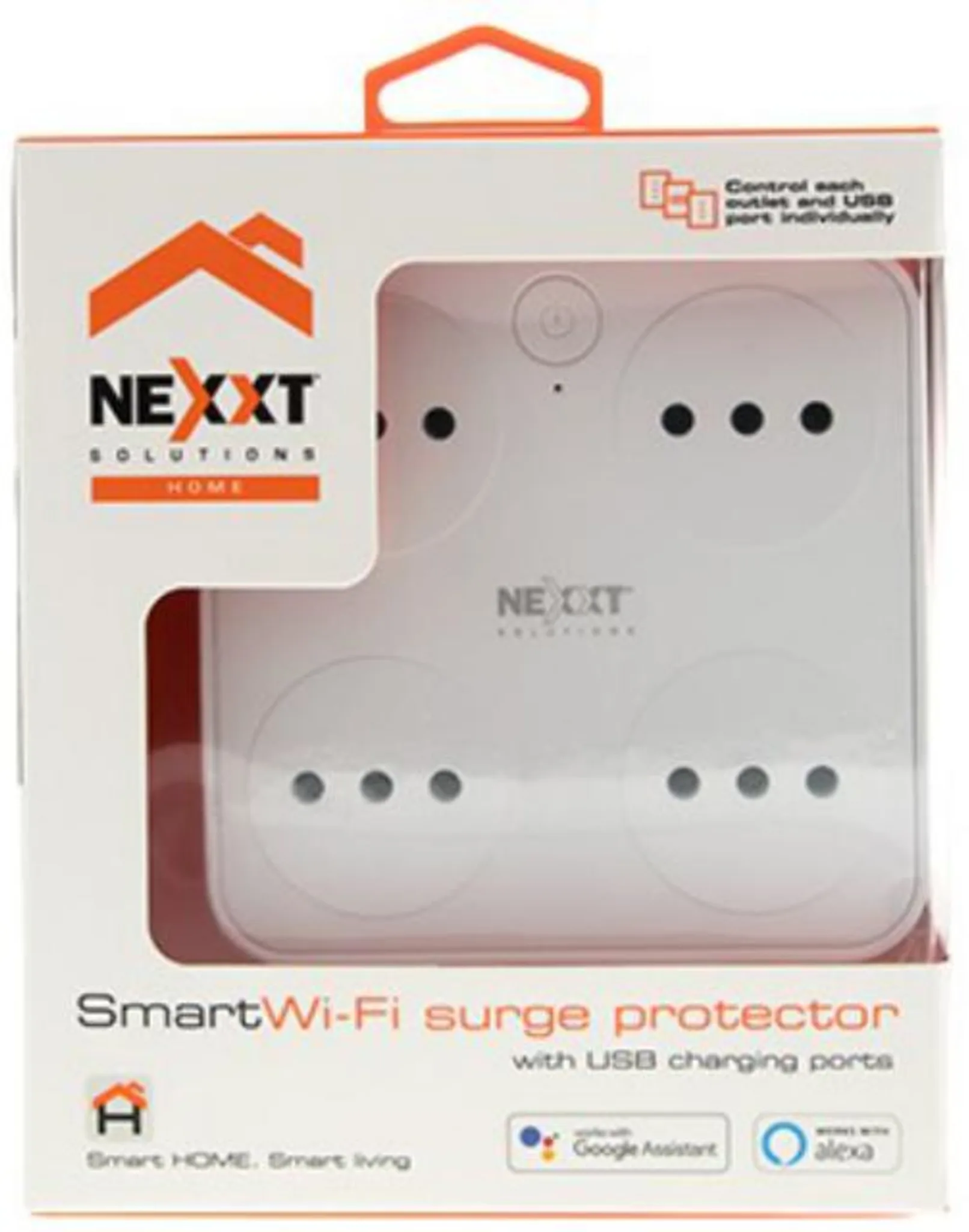 Imagen 0 de Enchufe Inteligente Nexxt NHP-T720, Salida 4 Toma, 2 USB, 220V WiFi Smart Home