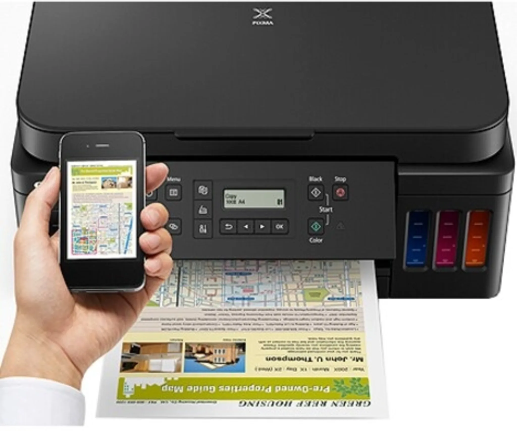 Imagen 5 de Impresora Multifunción Canon PIXMA G6010 Tanque de Tinta Color USB WiFi LAN