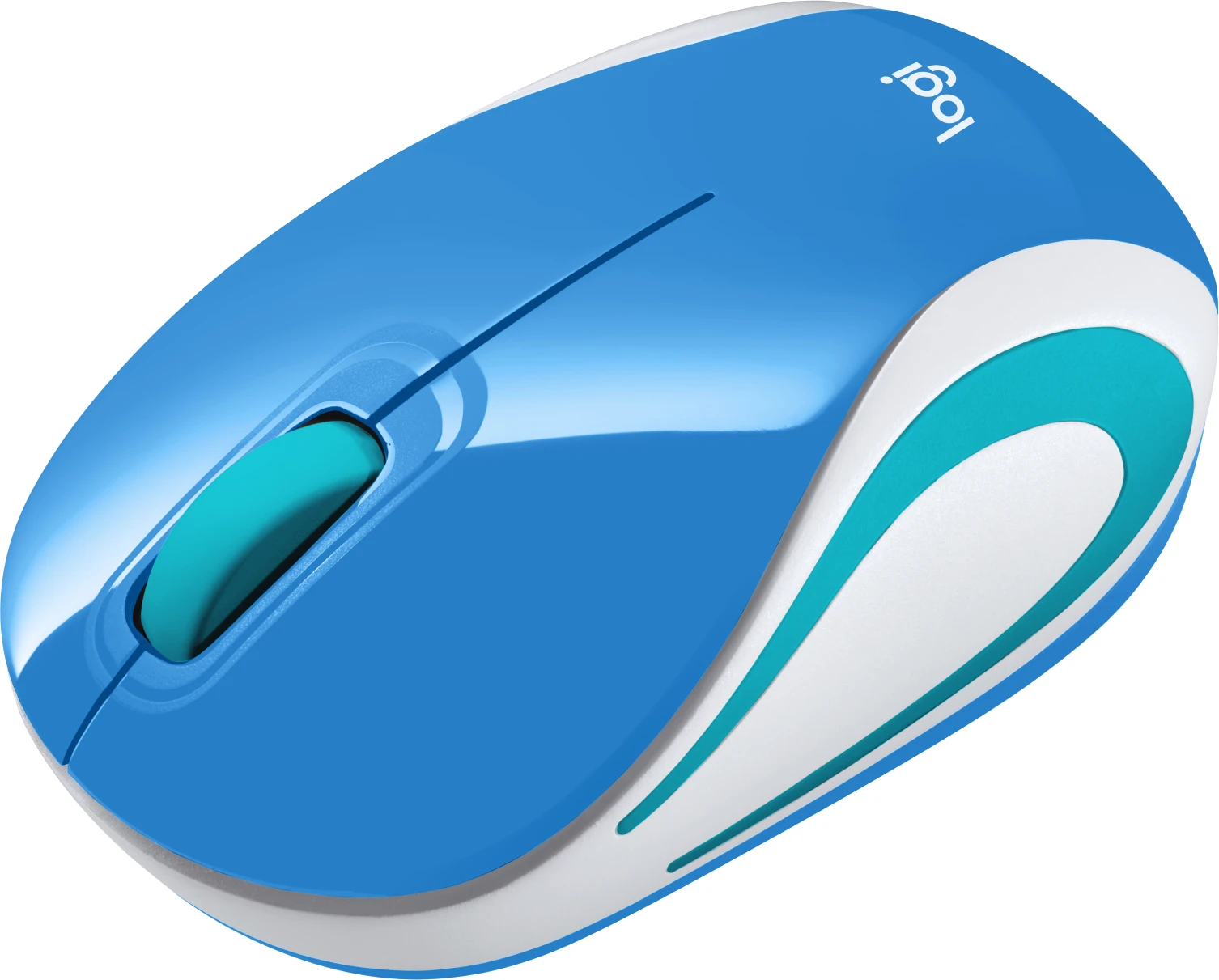 Imagen 4 de Mouse Inalámbrico Logitech Mini M187, Óptico 1000dp 3 botone 2.4G Azul