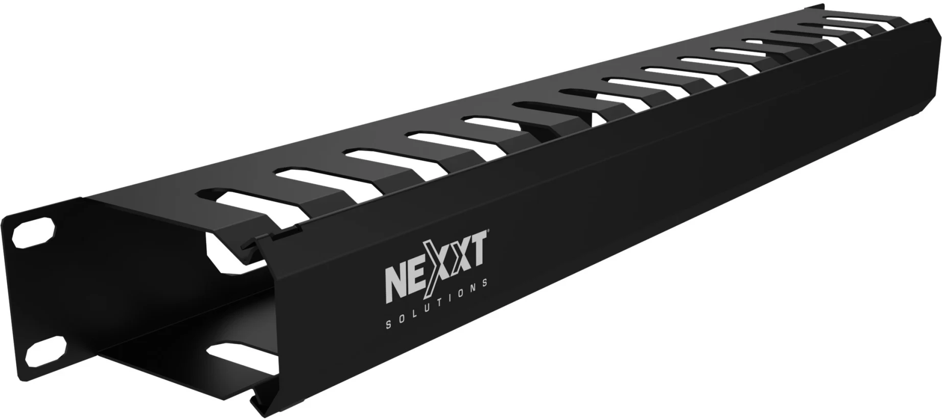 Imagen 5 de Organizador de Cables Nexxt NPM-DH1UB Horizontal 1U 19" Color Negro