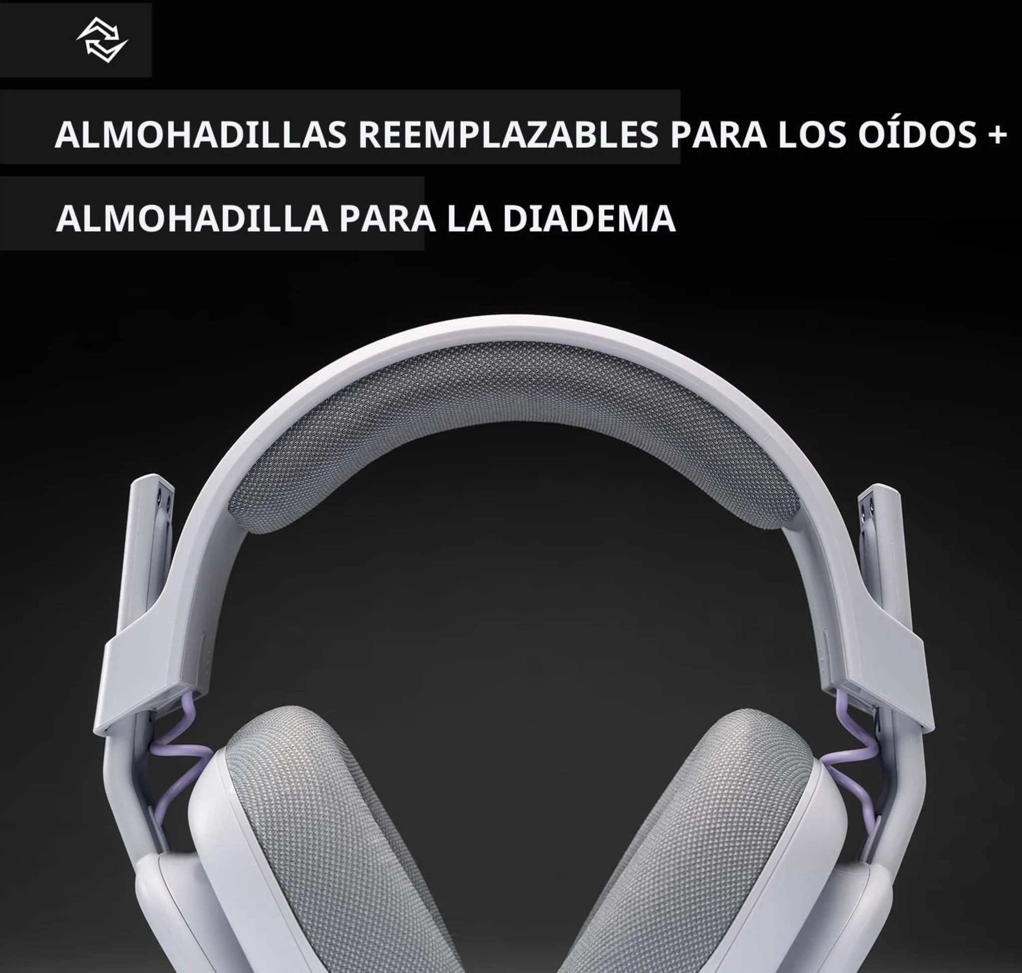 Imagen 7 de Audífonos Gamer Alámbrico Logitech ASTRO A10 Gen2, c/mic 3.5mm p/PS4/PS5 Gris