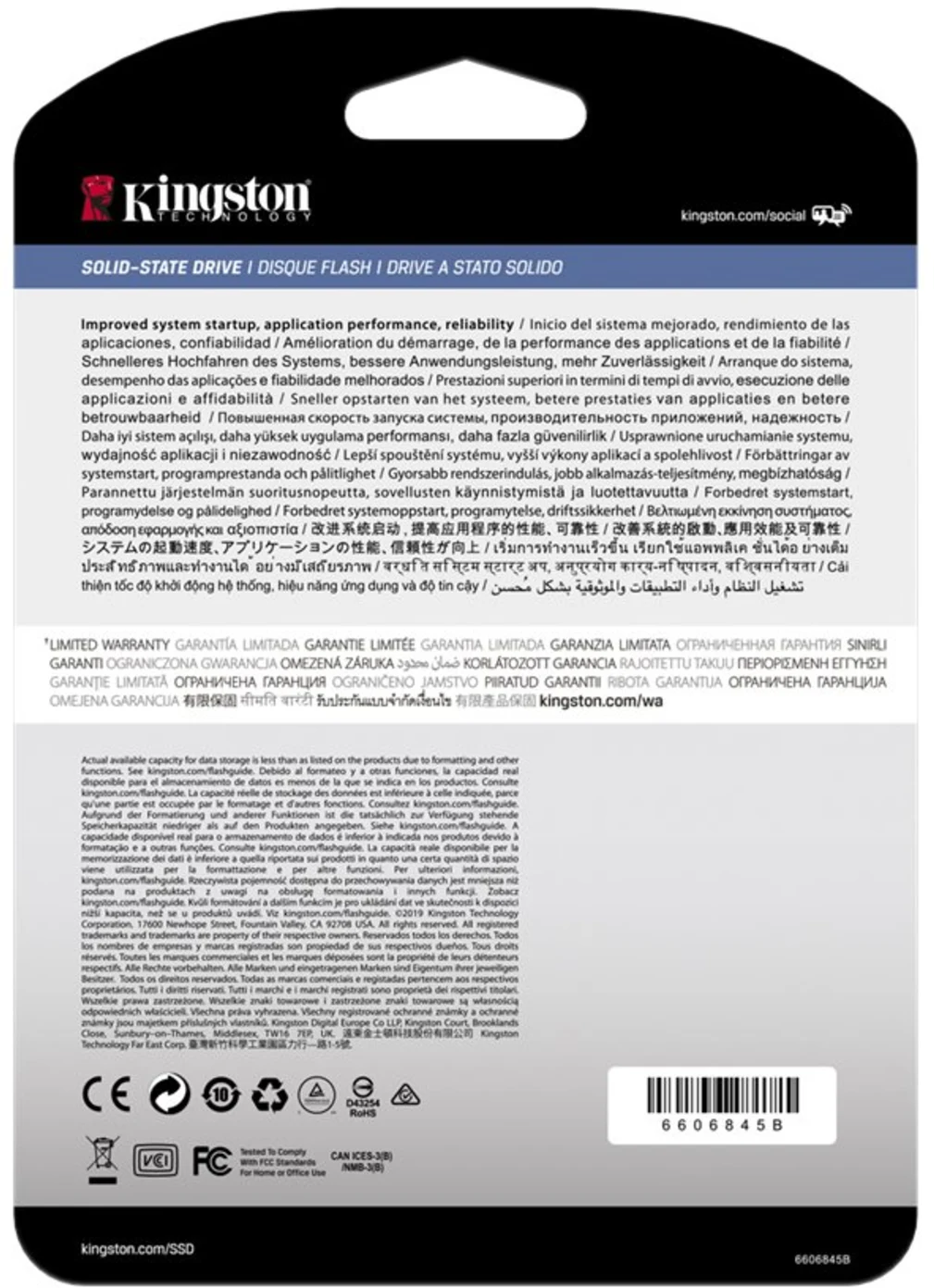 Imagen 3 de Unidad SSD Kingston Data Center DC500R 7.68TB 2.5" 7mm SATA3 Lec545MBs Es490/MBs
