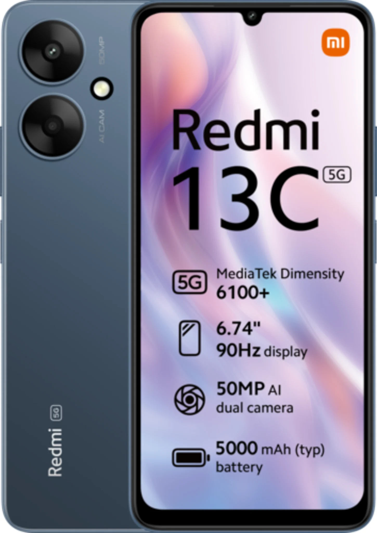 Imagen 0 de Smartphone Xiaomi Redmi 13C OctaCore 4GB/128GB 6.7" 5G WiFi BT Andr TwilightBlue