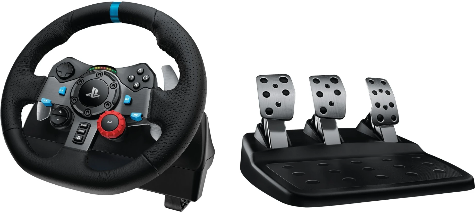 Imagen 0 de Volante + Pedestal de Carrera Logitech Driving Force Racing Wheel USB2.0 PS3/PS4