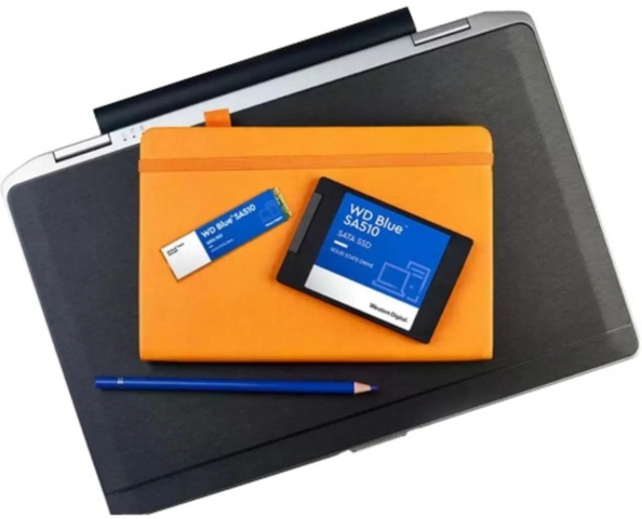 Imagen 1 de Unidad SSD Western Digital Blue 500GB 2.5" 7mm SATA 3 6Gb/s 3D Esc 510MBps