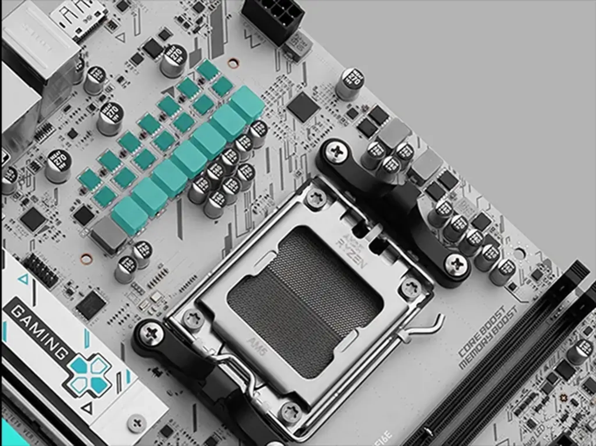 Imagen 2 de Tarjeta Madre MSI B840M GAMING WIFI6E AM5 2*DDR5 HDMI DP M.2 WIFI 6E mATX