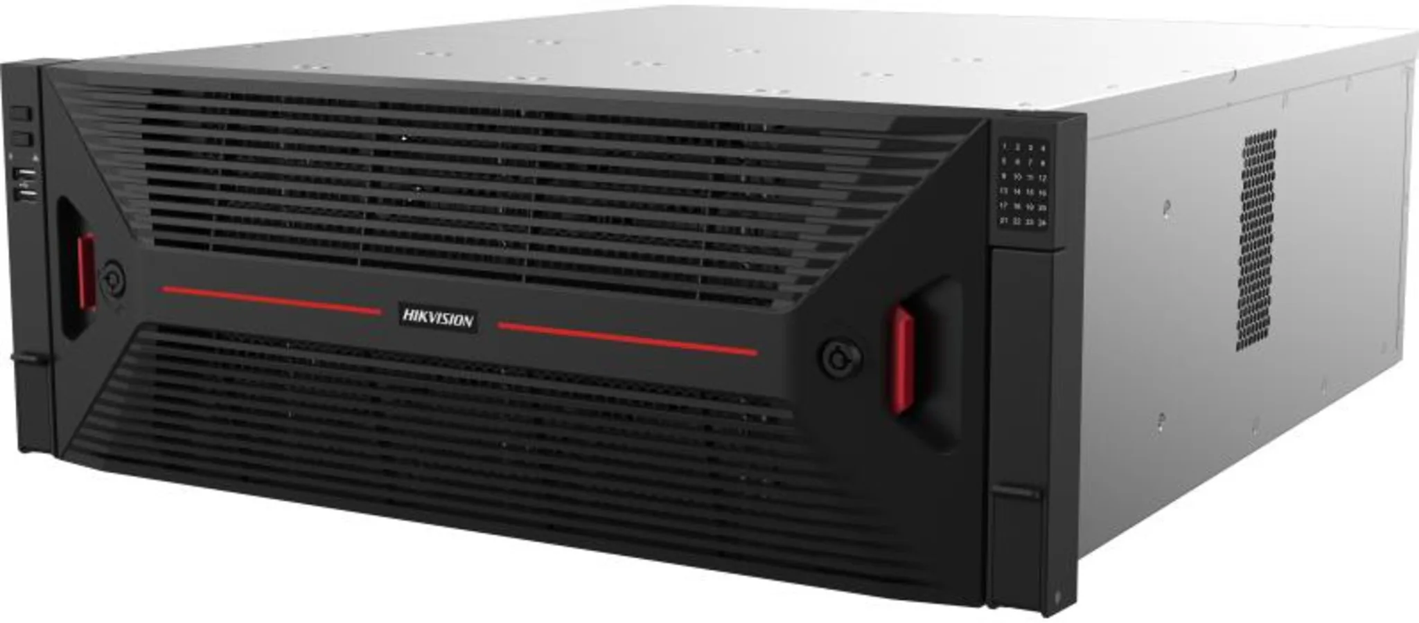 Imagen 0 de NVR Super Hikvision 256-ch 4U 8K 20HDD hasta 20TB c/u 1280Mbps