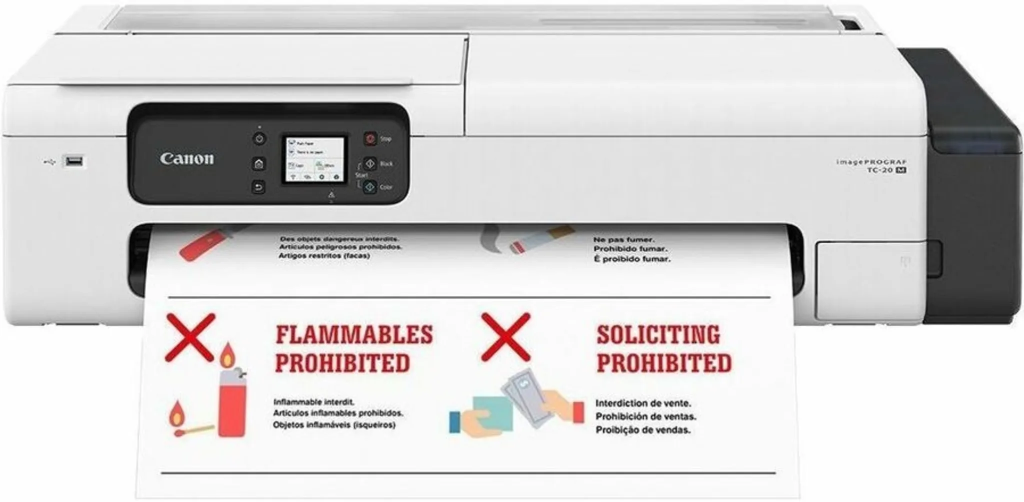 Imagen 2 de Plotter Multifuncional Canon imagePROGRAF TC-20, 24" 2400*1200ppp WiFi LAN USB