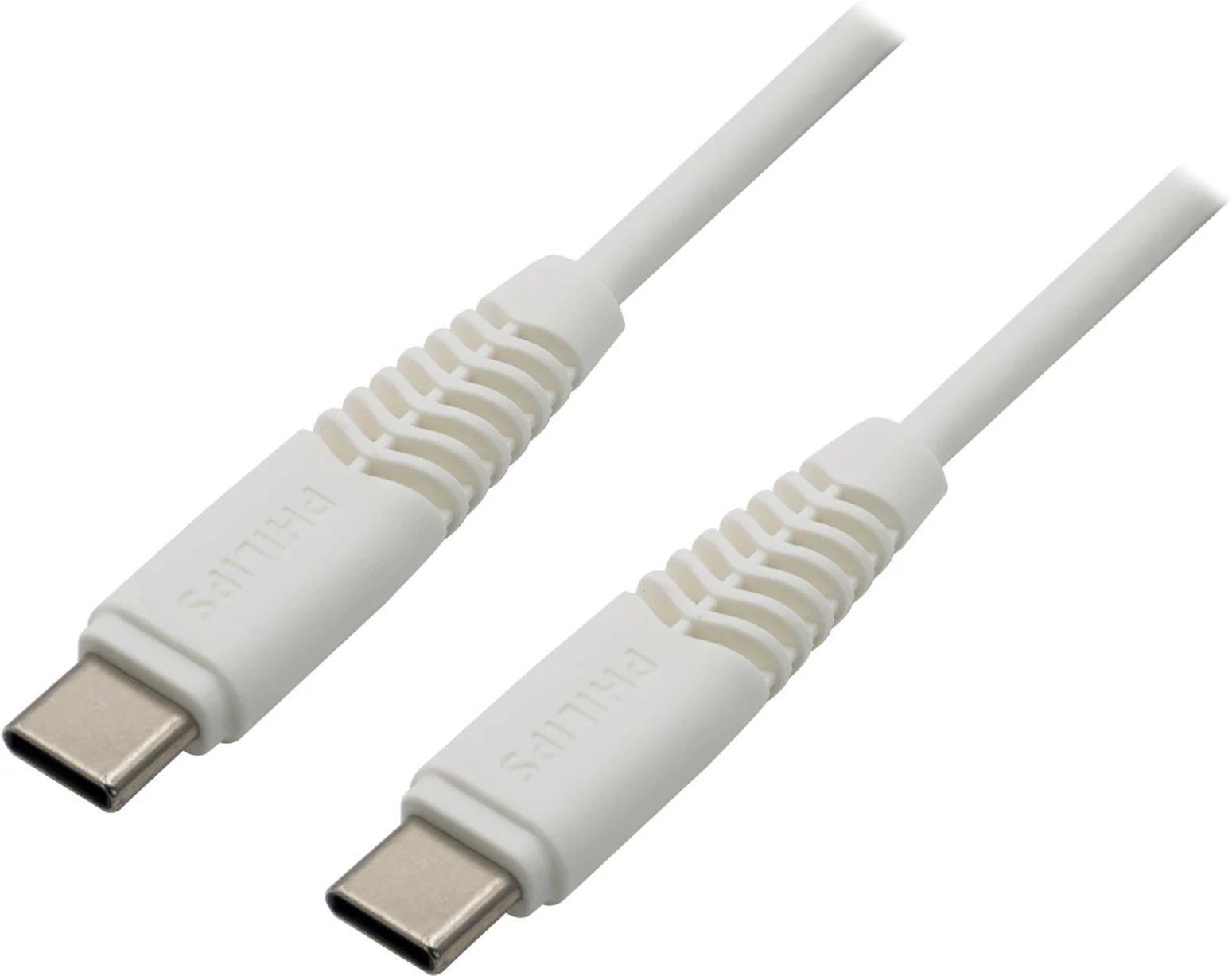 Imagen 1 de DLC5531CW CABLE PHILIPS UBC-C A USB-C 1M 2A MAX BLANCO