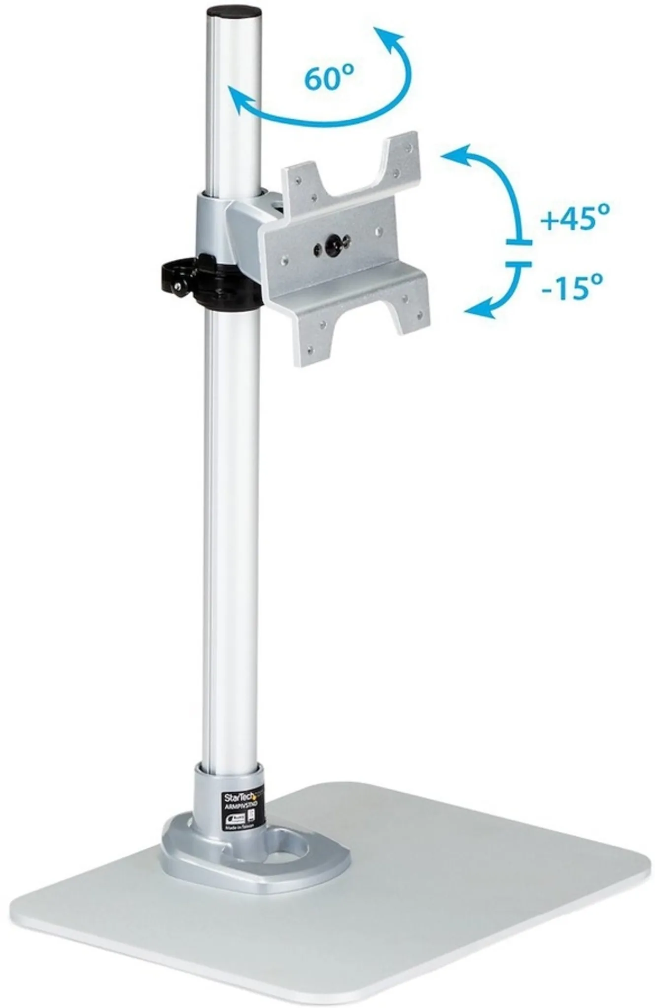 Imagen 7 de Soporte de Escritorio c/Base para 1 Monitor hasta 34" 14kg Ajst altura Rota/Incl