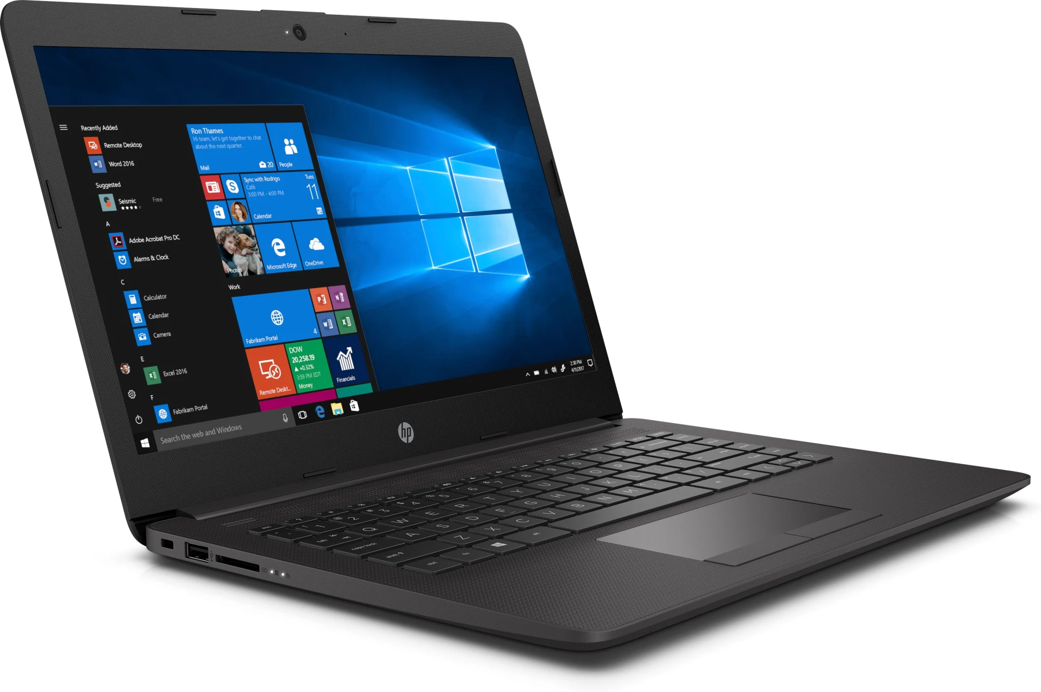Imagen 2 de Notebook HP 240 G7 I5-1035G1 RAM 8GB HDD 1TB 14" W10P