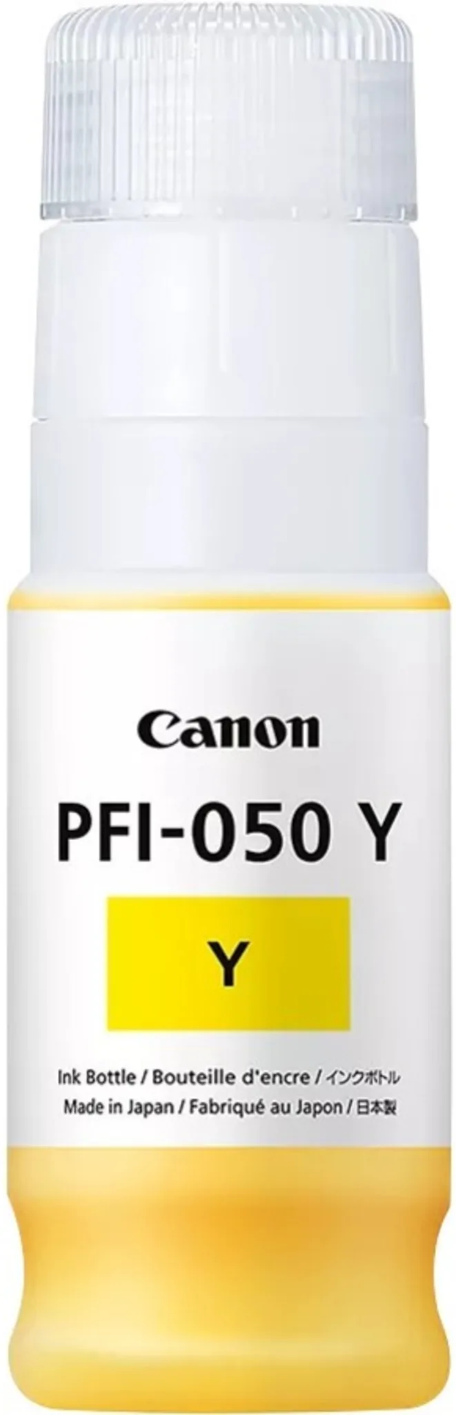 Imagen 0 de Botella de Tinta Canon PFI 050 Y Amarillo para imagePROGRAF TC-20, 70ml