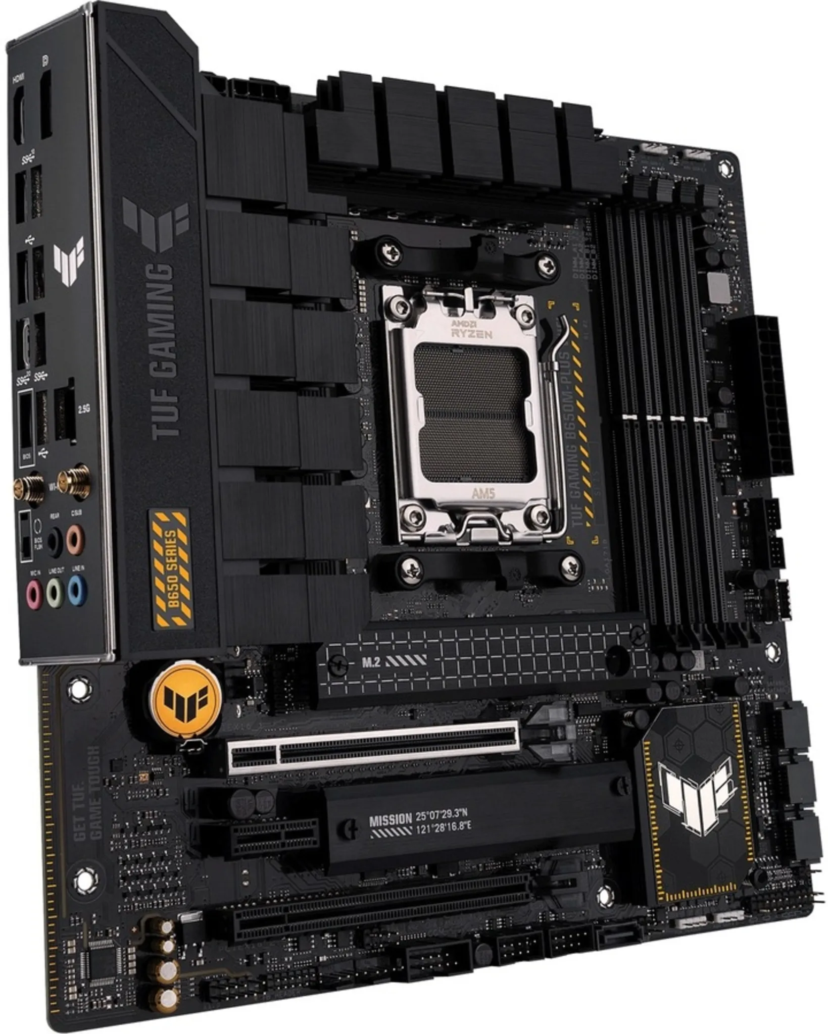 Imagen 4 de Tarjeta Madre Asus TUF GAMING B650M-PLUS WIFI AMD AM5 4*DDR5 2*M.2 DP HDMI mATX