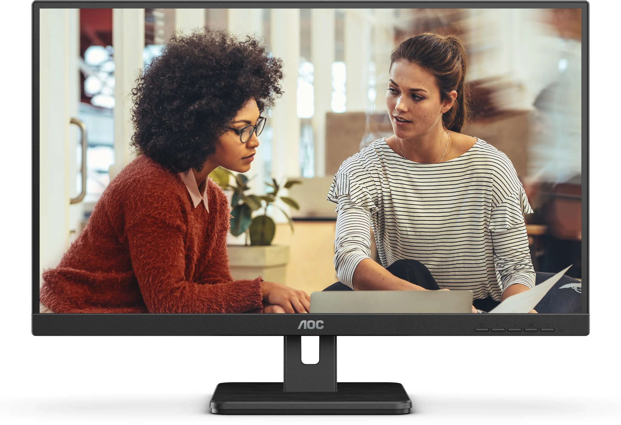 Imagen 1 de Monitor AOC 24E3H2 24" FHD 1920*1080 IPS 2*HDMI, Auxiliar 3.5mm 100Hz