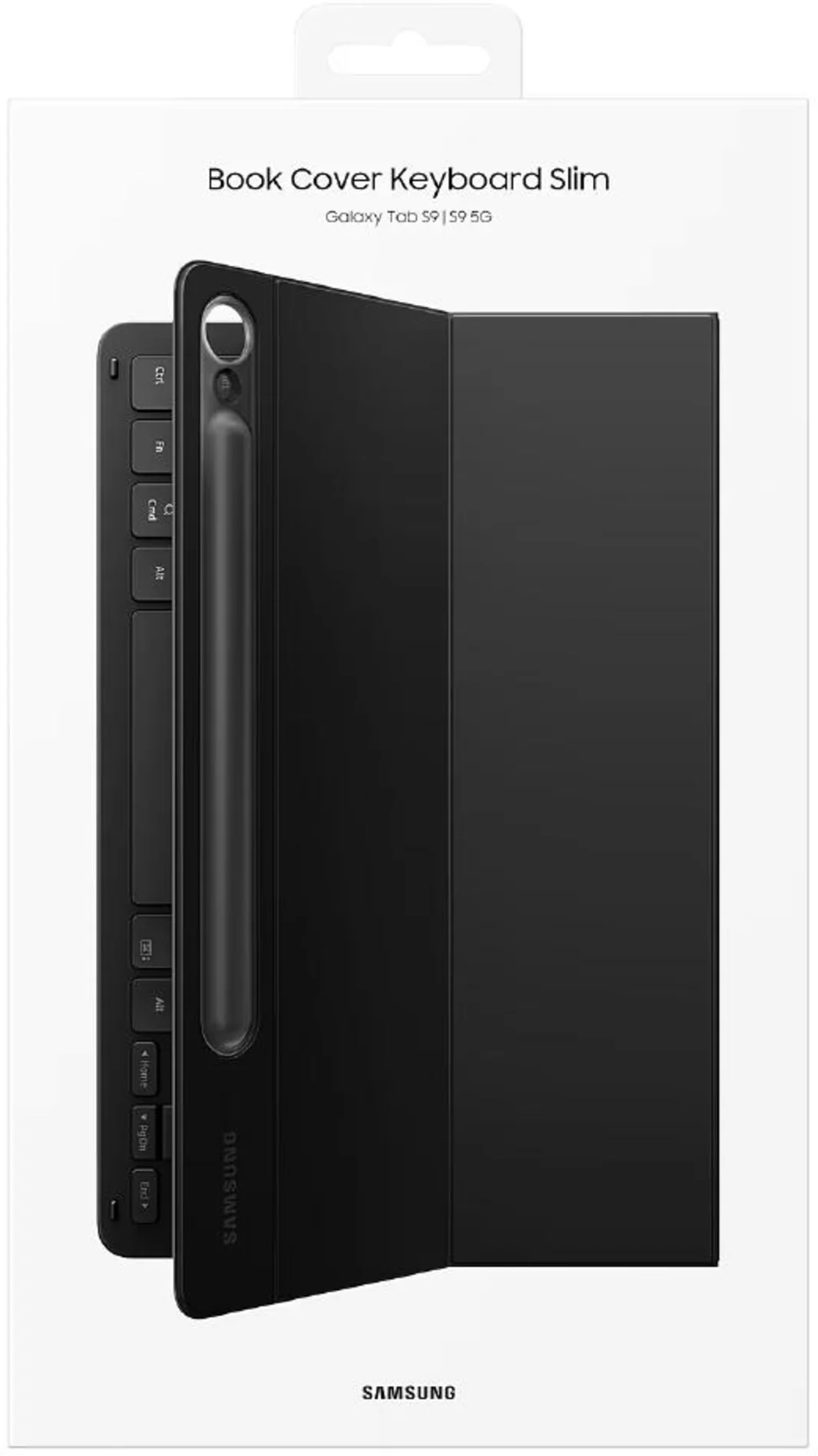 Imagen 0 de Book Cover Keyboard Slim para Galaxy Tab S9 Color Negro