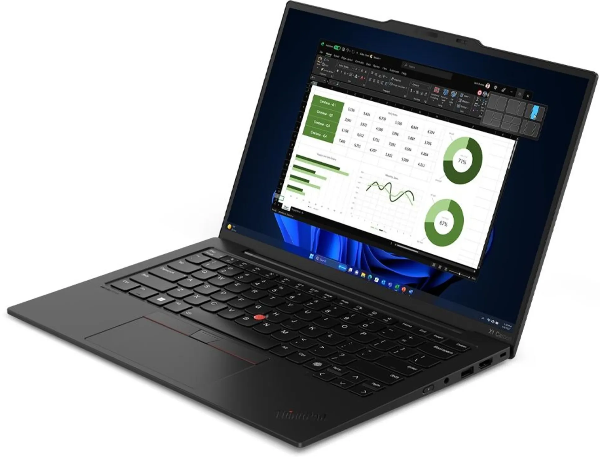 Imagen 1 de Notebook Lenovo ThinkPad X1 Carbon Gen12 Ultra 7 155U 32GB 1TB 14" Touch W11P 