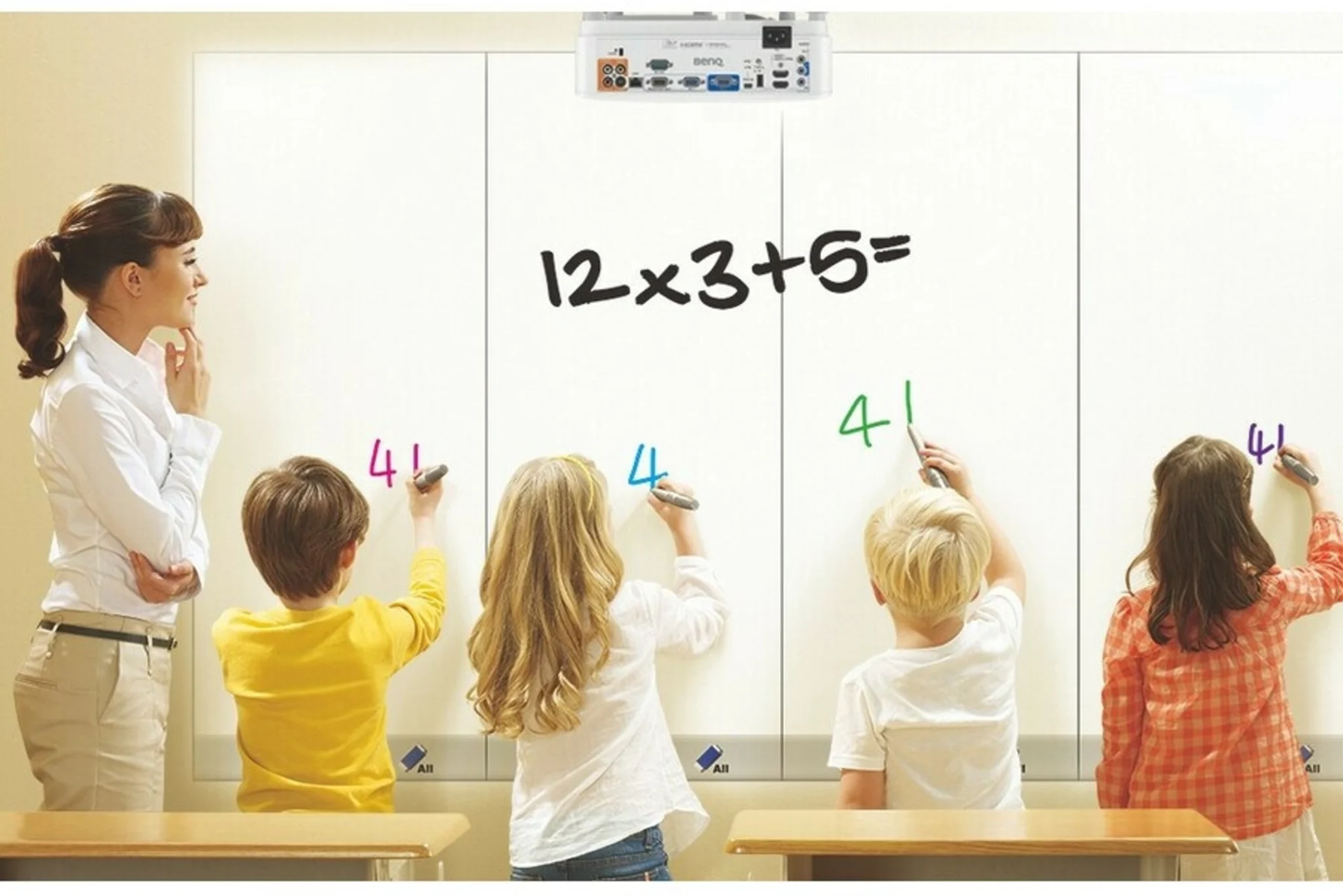 Imagen 5 de Proyector Interactivo BenQ MV826STH DLP, 3500 LUMENES WXGA 1280*800 2*HDMI USB-A