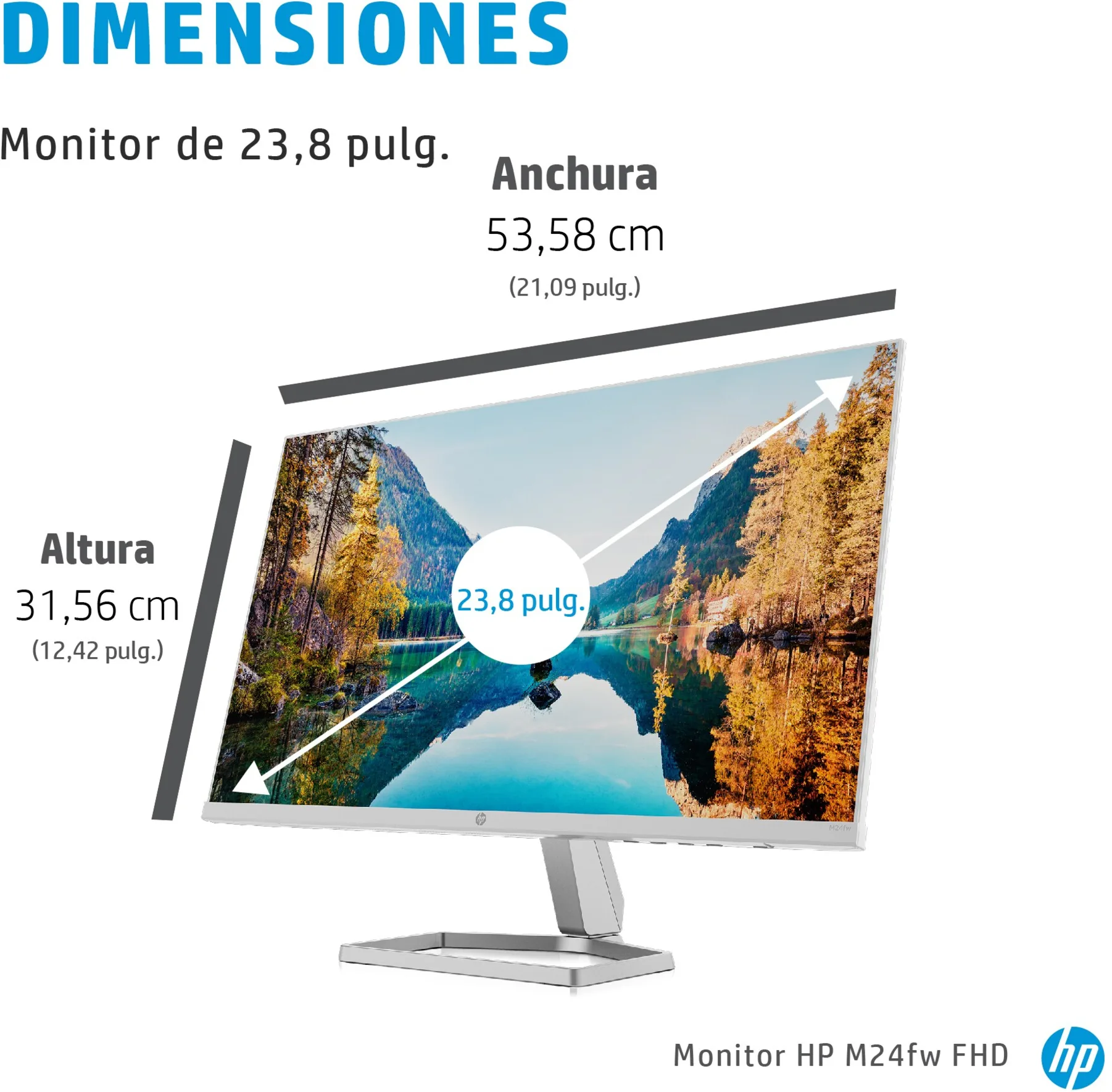 tecnomas.cl | [2D9K1AA] Monitor HP M24fw 23.8
