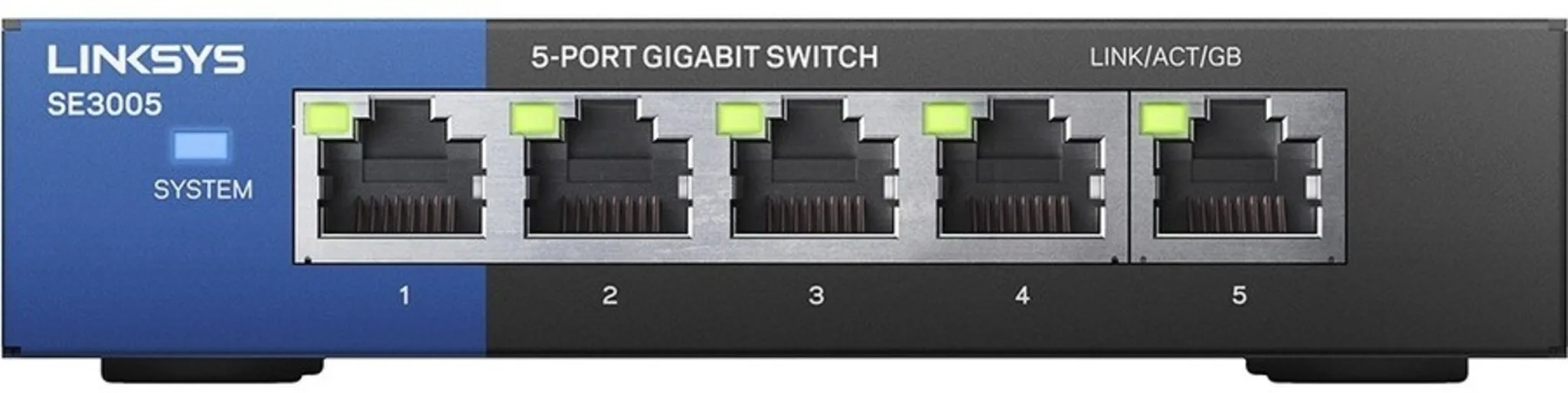 Imagen 0 de Switch Linksys SE3005, 5 Puertos Ethernet Gigabit 10/100/1000