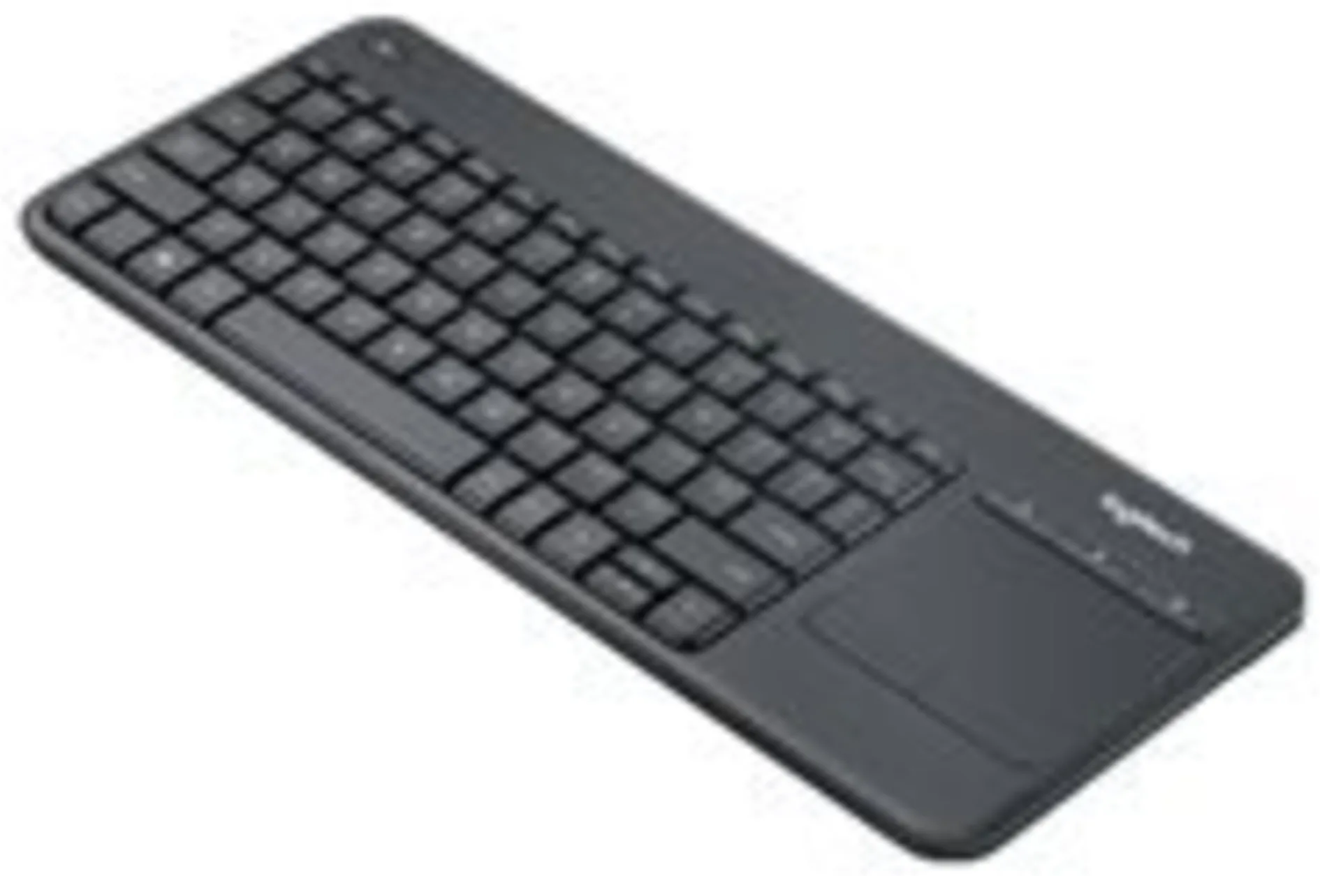 Imagen 1 de Teclado con TouchPad Inalámbrico Logitech K400 PLUS compatible PC SmartTV Negro
