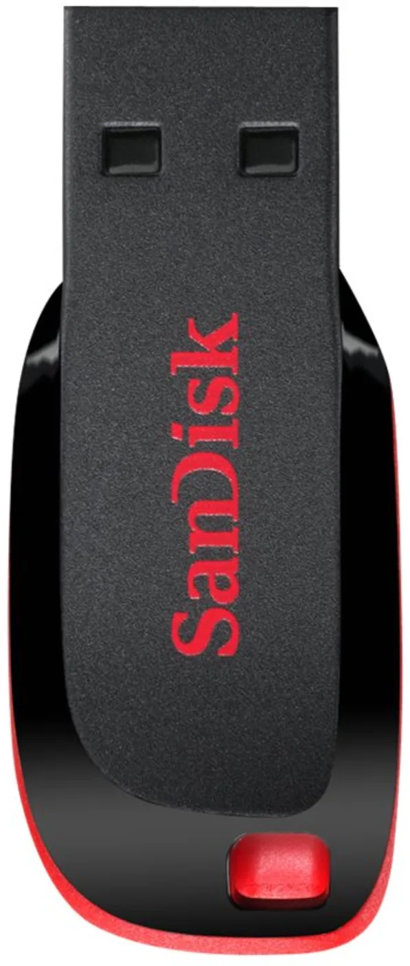 Imagen 2 de Pendrive 16GB SanDisk Cruzer Blade Z50 USB 2.0 Color Negro y Rojo