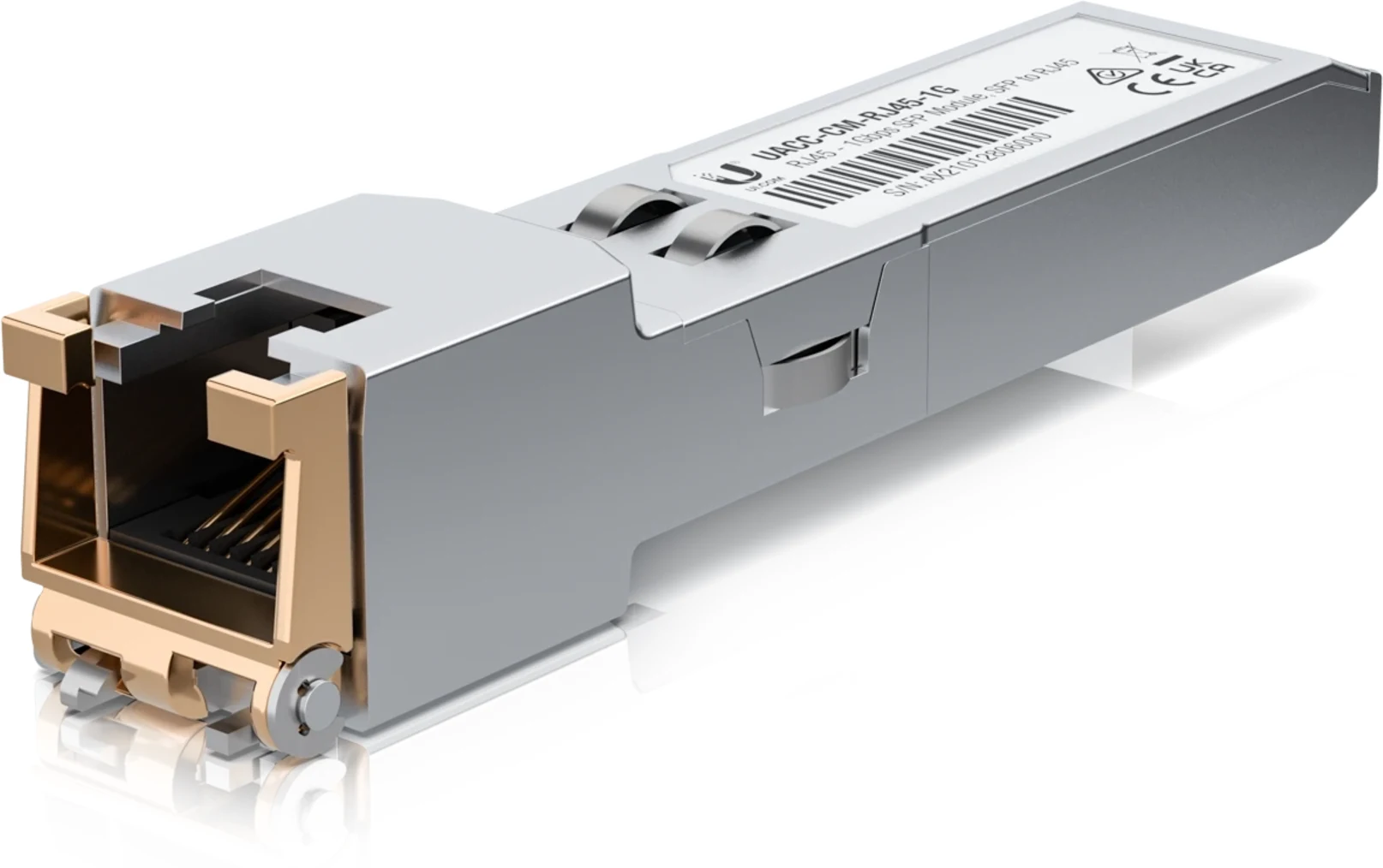 Imagen 0 de Módulo transceptor de cobre Ubiquiti 10Gbps SFP+ 10GBASE-T 30m CAT6a/CAT7 
